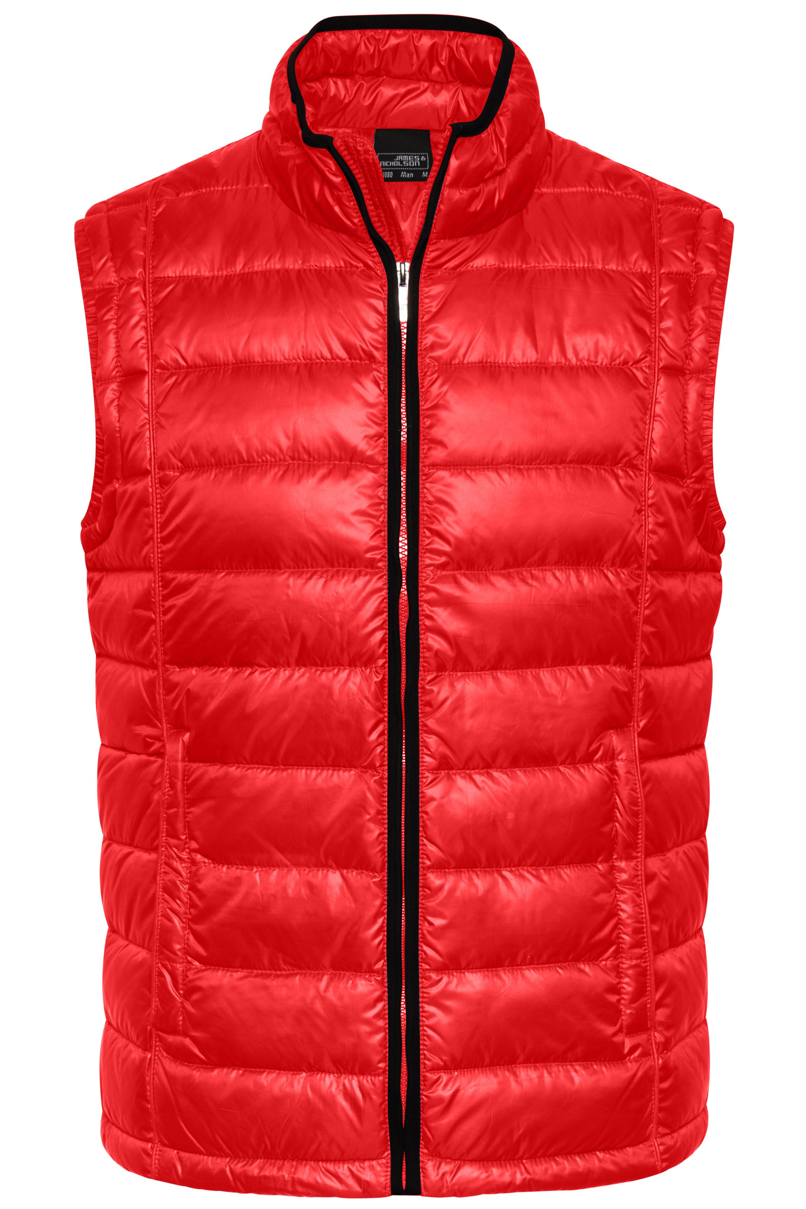 Men's Quilted Down Vest JN1080 Sportliche Daunenweste mit Stehkragen