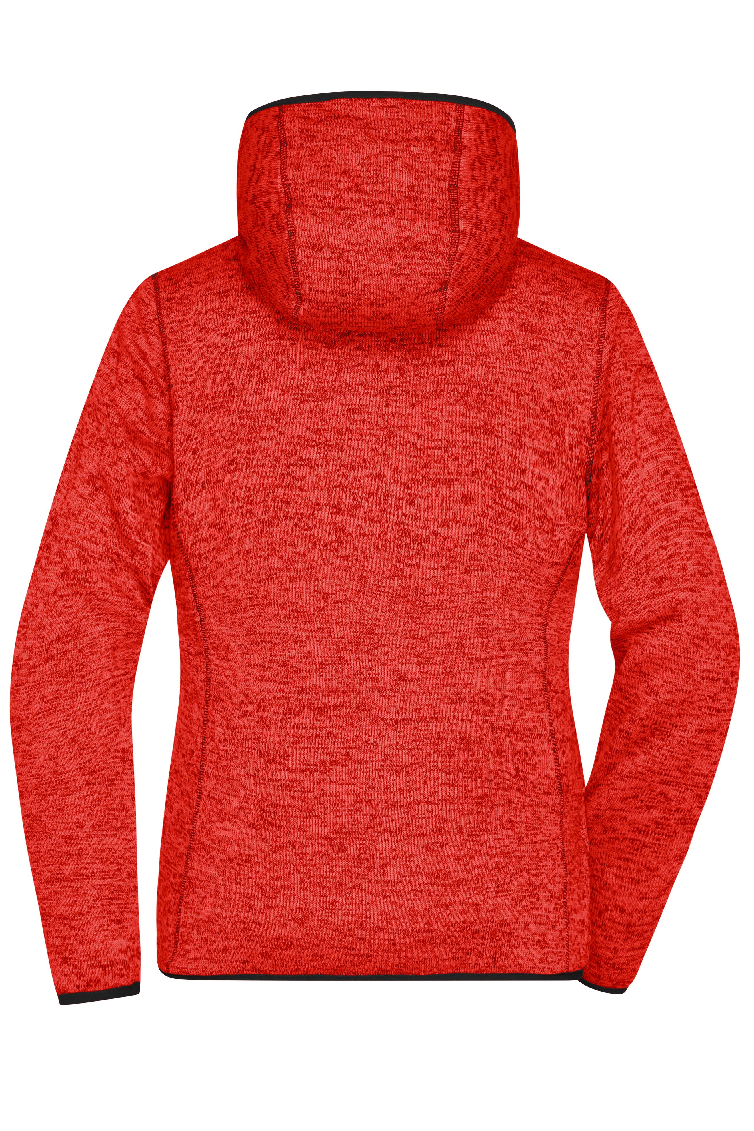 Ladies' Knitted Fleece Hoody JN588 Kapuzenjacke aus Strickfleece in Melangeoptik Ladies' Knitted Fleece Hoody JN588 Kapuzenjacke aus Strickfleece in Melangeoptik
