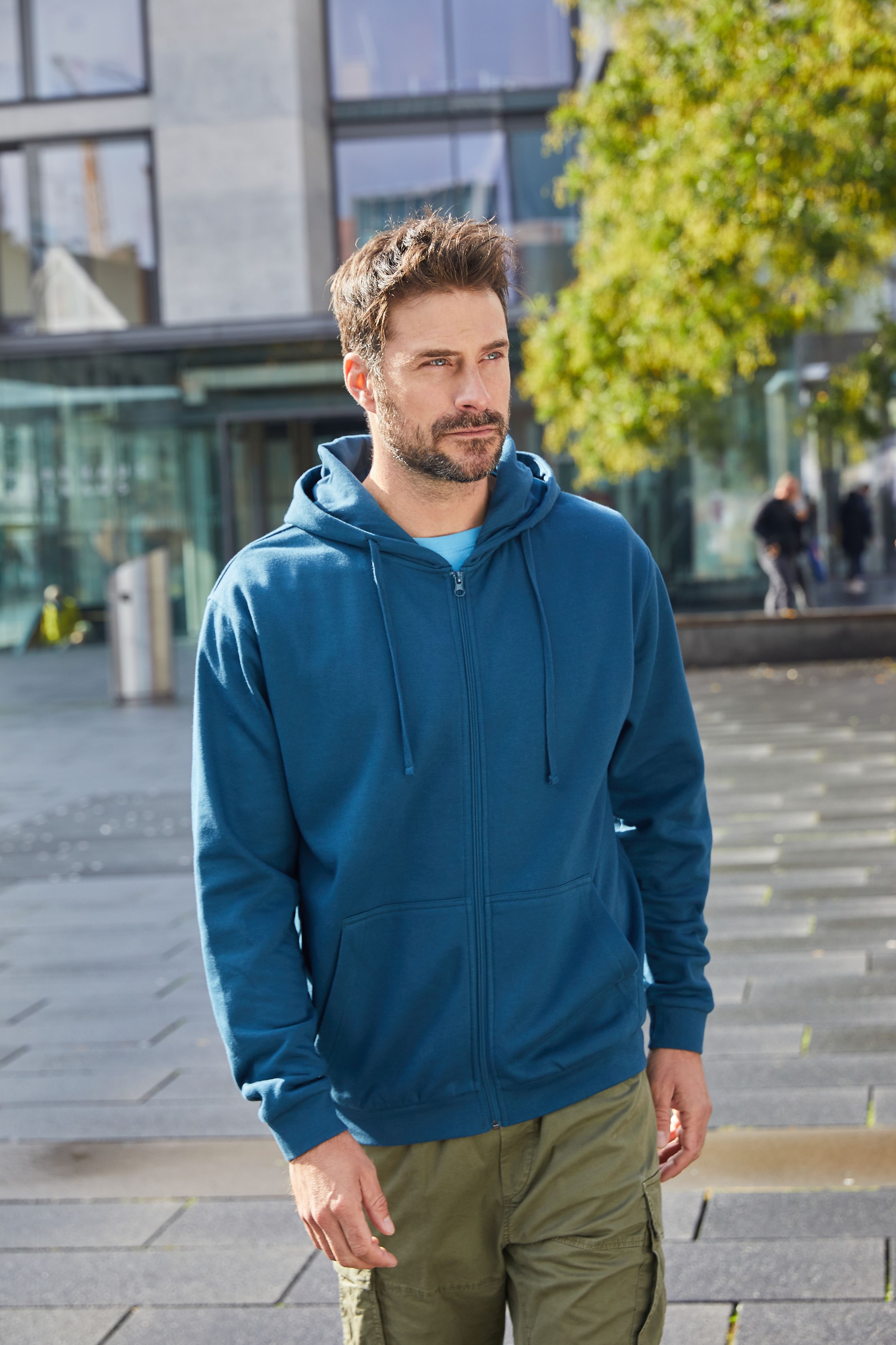 Promo Zip Hoody Men JN756 Klassische Sweatjacke mit Kapuze