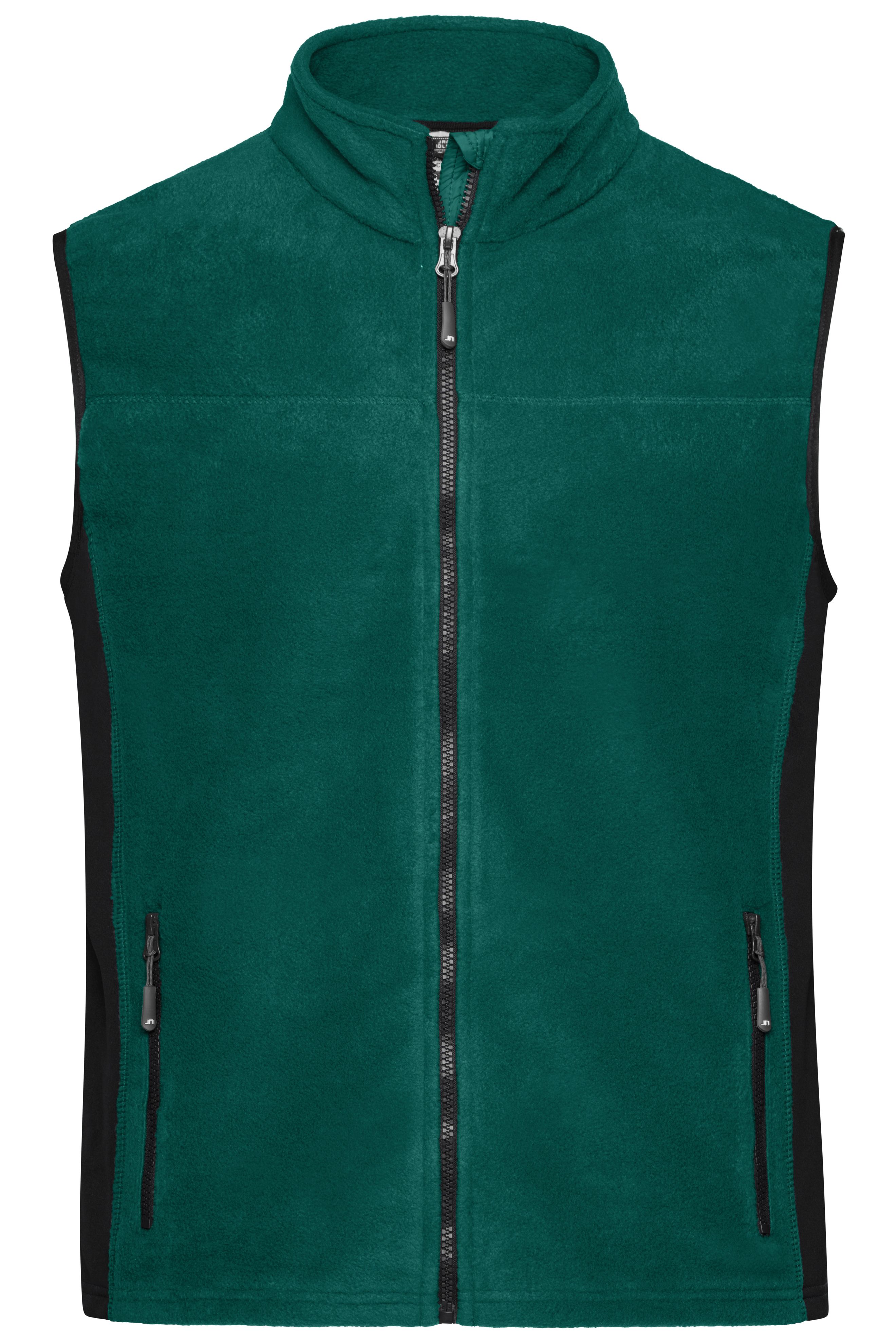 Men's Workwear Fleece Vest - STRONG - JN856 Strapazierfähige Fleece Weste im Materialmix