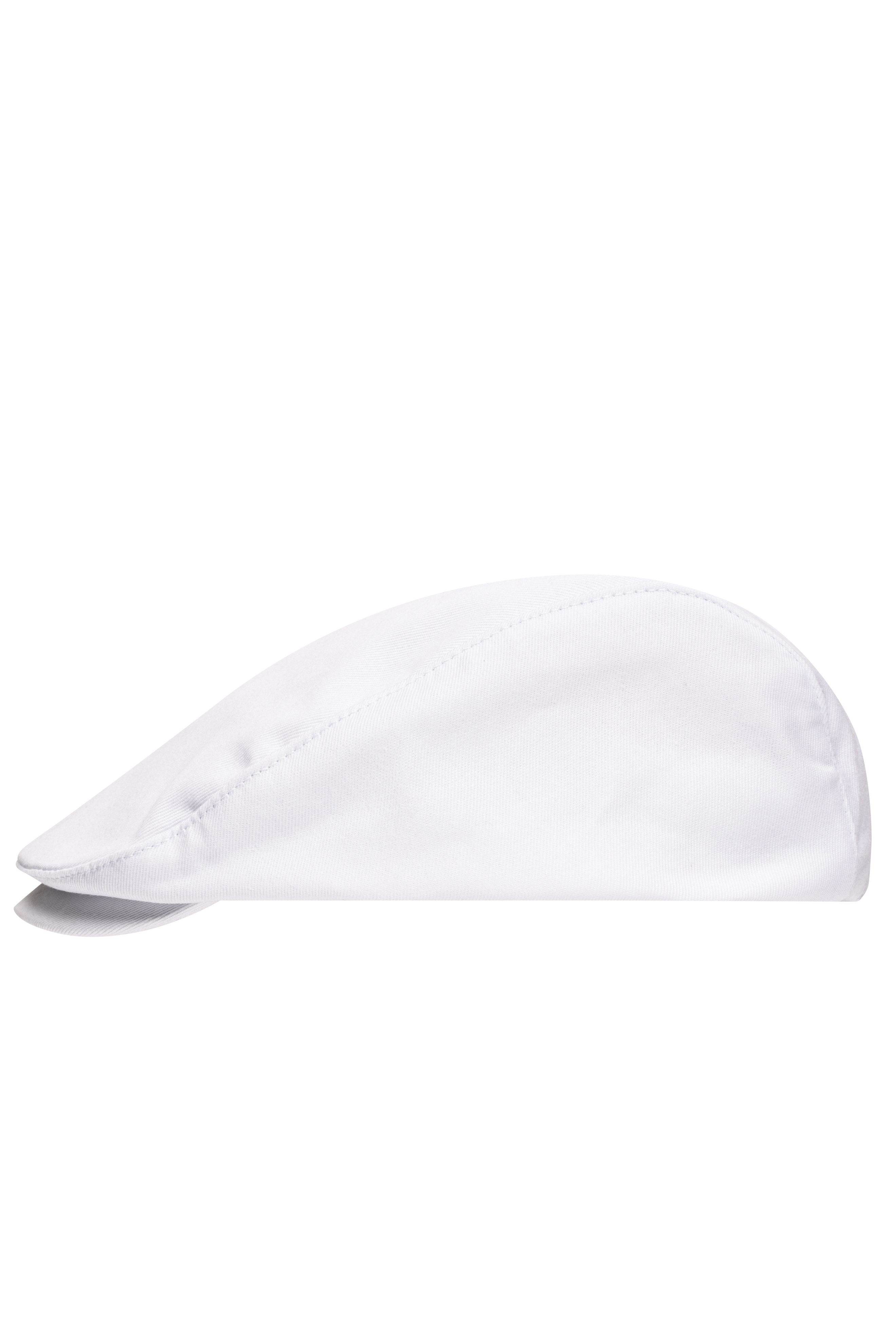 Cabrio Cap MB007 Flache Mütze mit Druckknopf am Schild