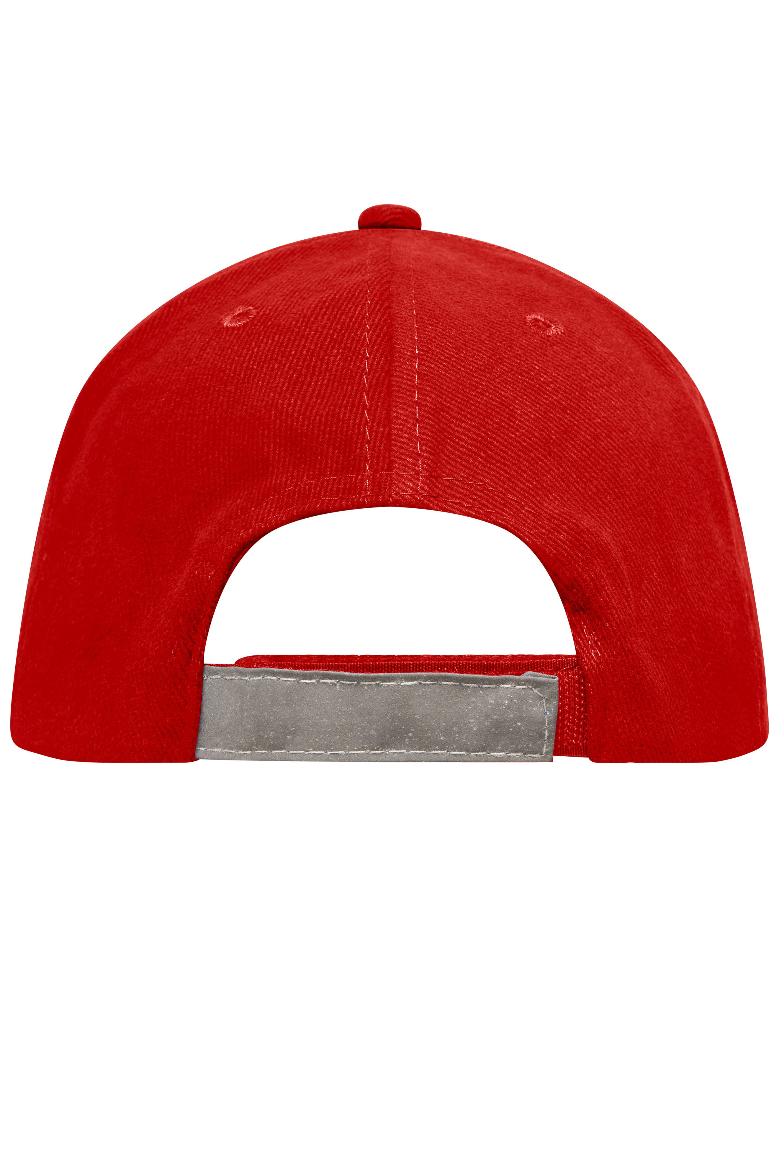 Security Cap for Kids MB6193 Originelles 6 Panel Cap mit reflektierender Schildeinfassung ( ohne Schutzfunktion/keine PSA )