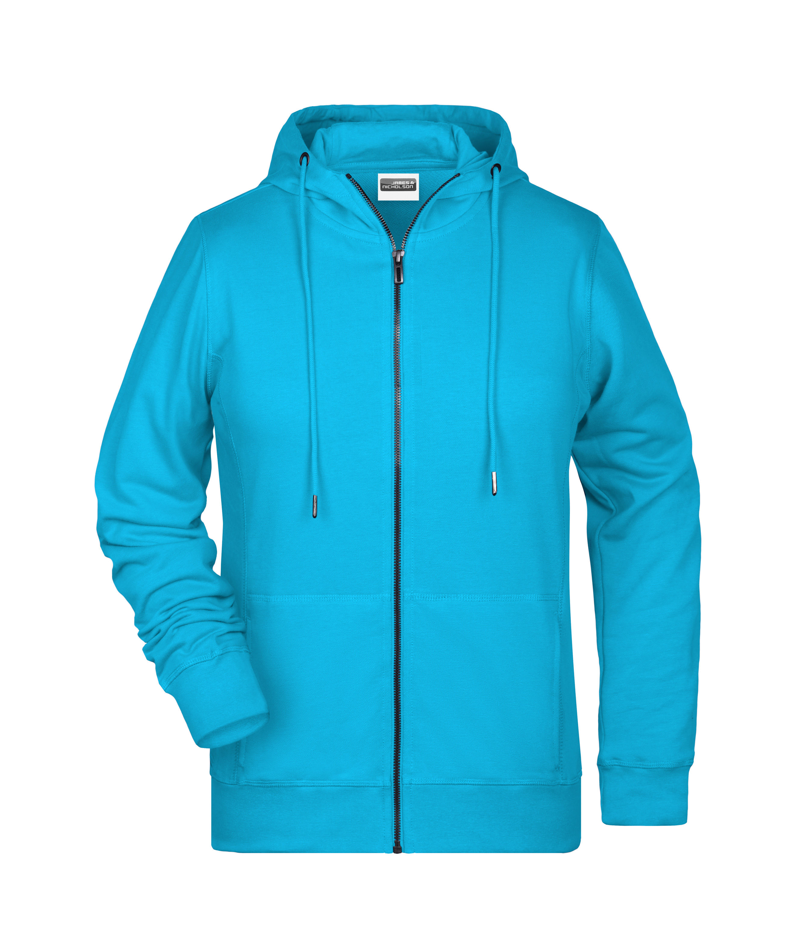 Ladies' Zip Hoody 8025 Sweat-Jacke mit Kapuze und Reißverschluss