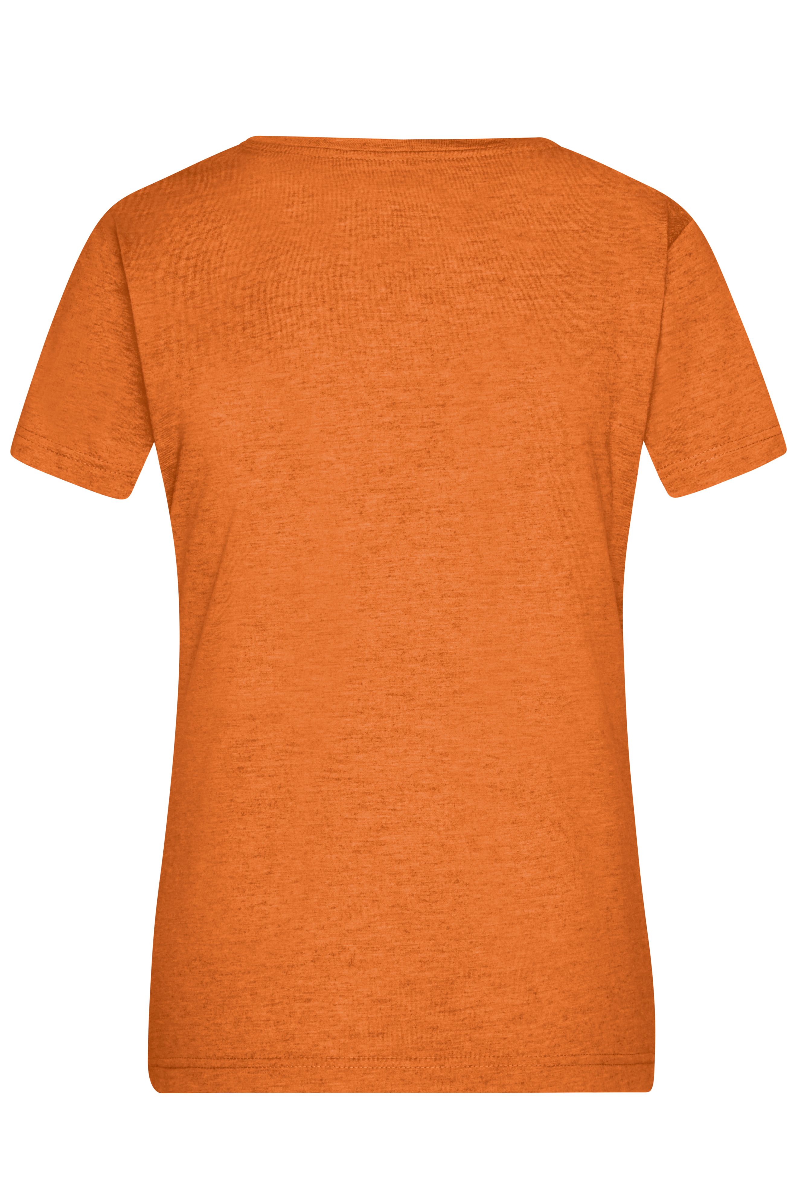 Ladies' Heather T-Shirt JN973 Modisches T-Shirt mit V-Ausschnitt
