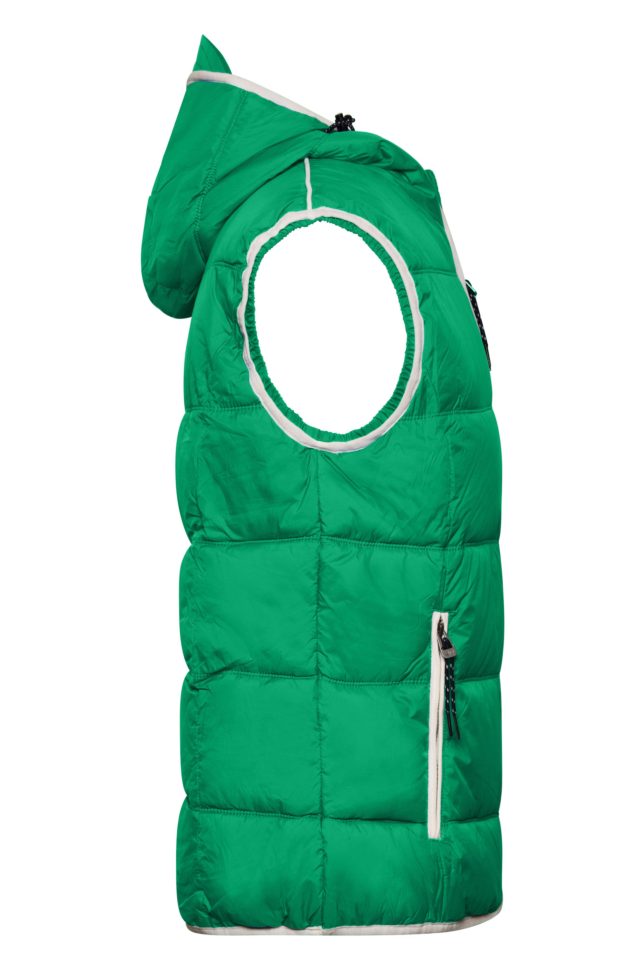 Men's Maritime Vest JN1076 Modische Steppweste mit angeschnittener Kapuze Men's Maritime Vest JN1076 Modische Steppweste mit angeschnittener Kapuze