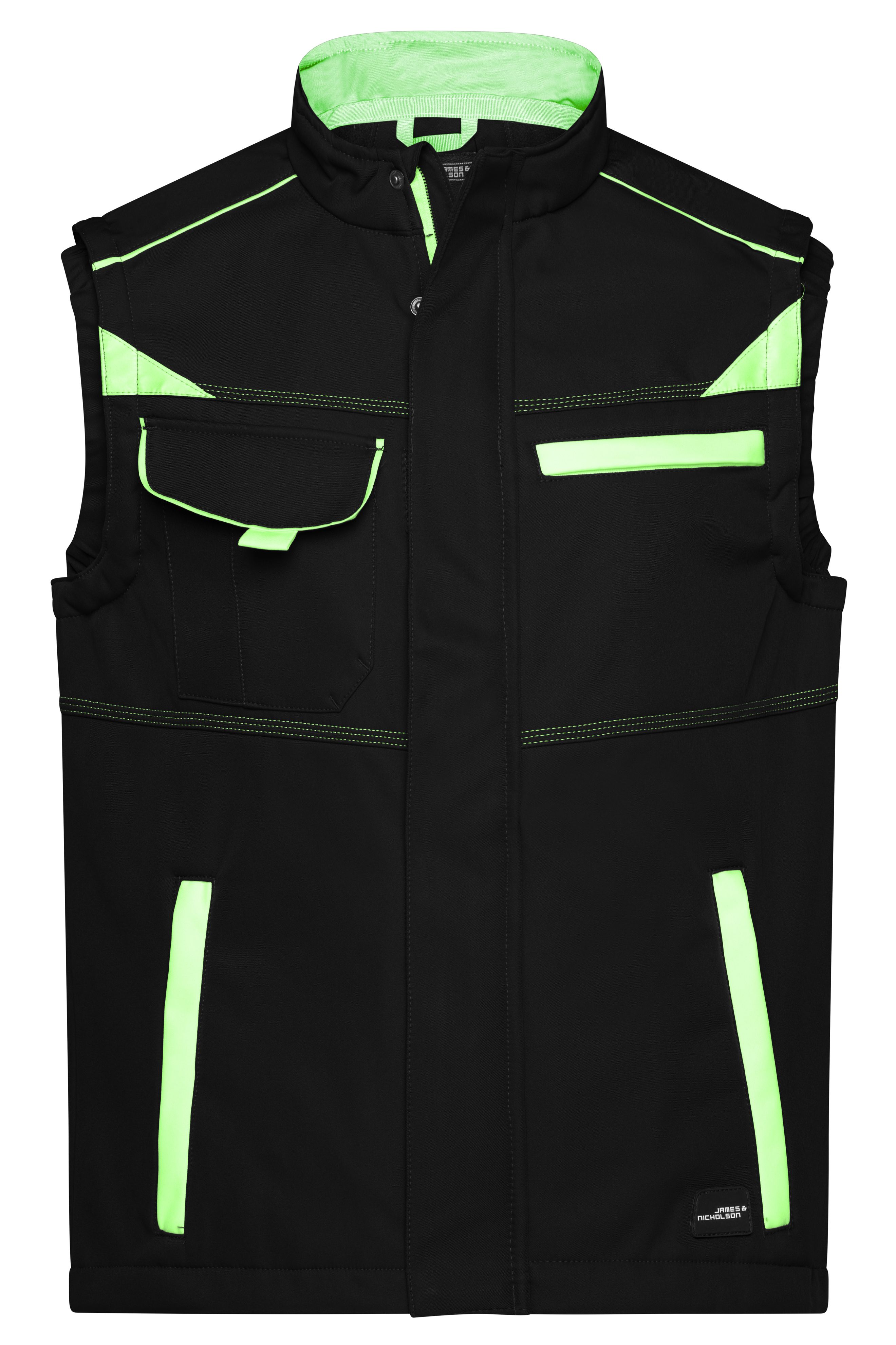 Workwear Softshell Vest - COLOR - JN852 Funktionelle Softshellweste mit hochwertiger Ausstattung