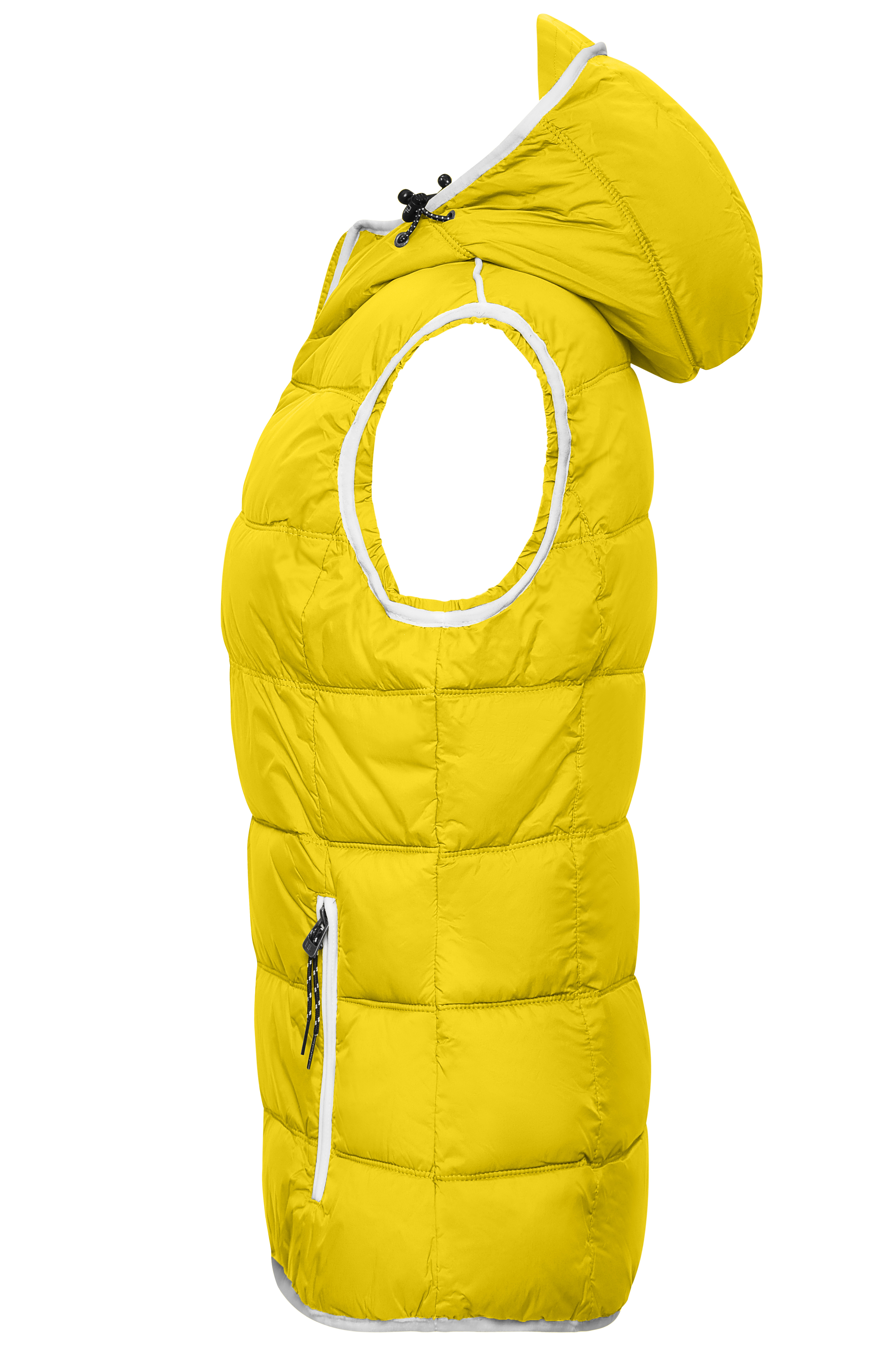 Ladies' Maritime Vest JN1075 Modische Steppweste mit angeschnittener Kapuze Ladies' Maritime Vest JN1075 Modische Steppweste mit angeschnittener Kapuze