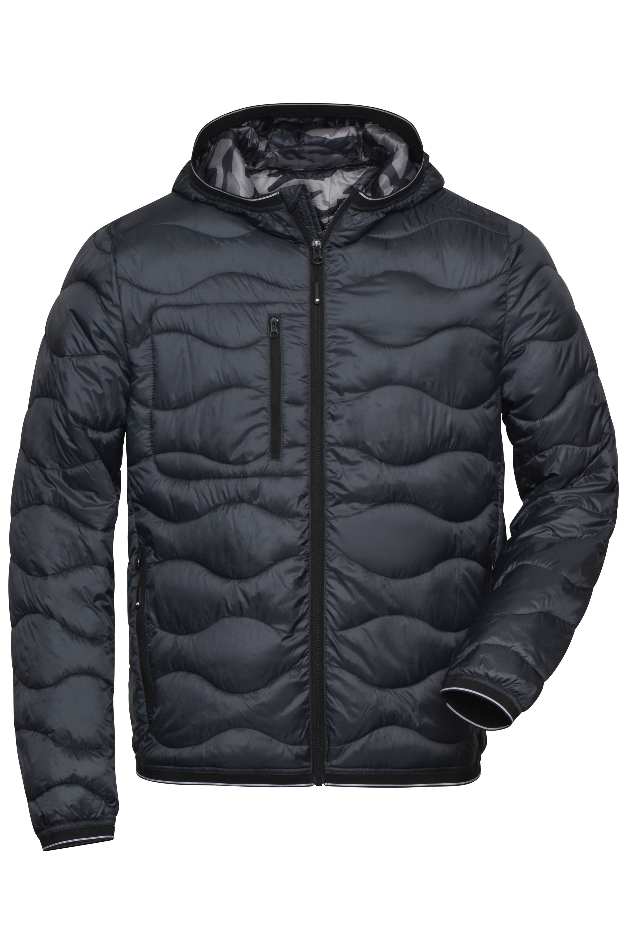 Men's Padded Jacket JN1156 Gesteppte Jacke mit DuPont™ Sorona® Wattierung (nachwachsender, pflanzlicher Rohstoff)