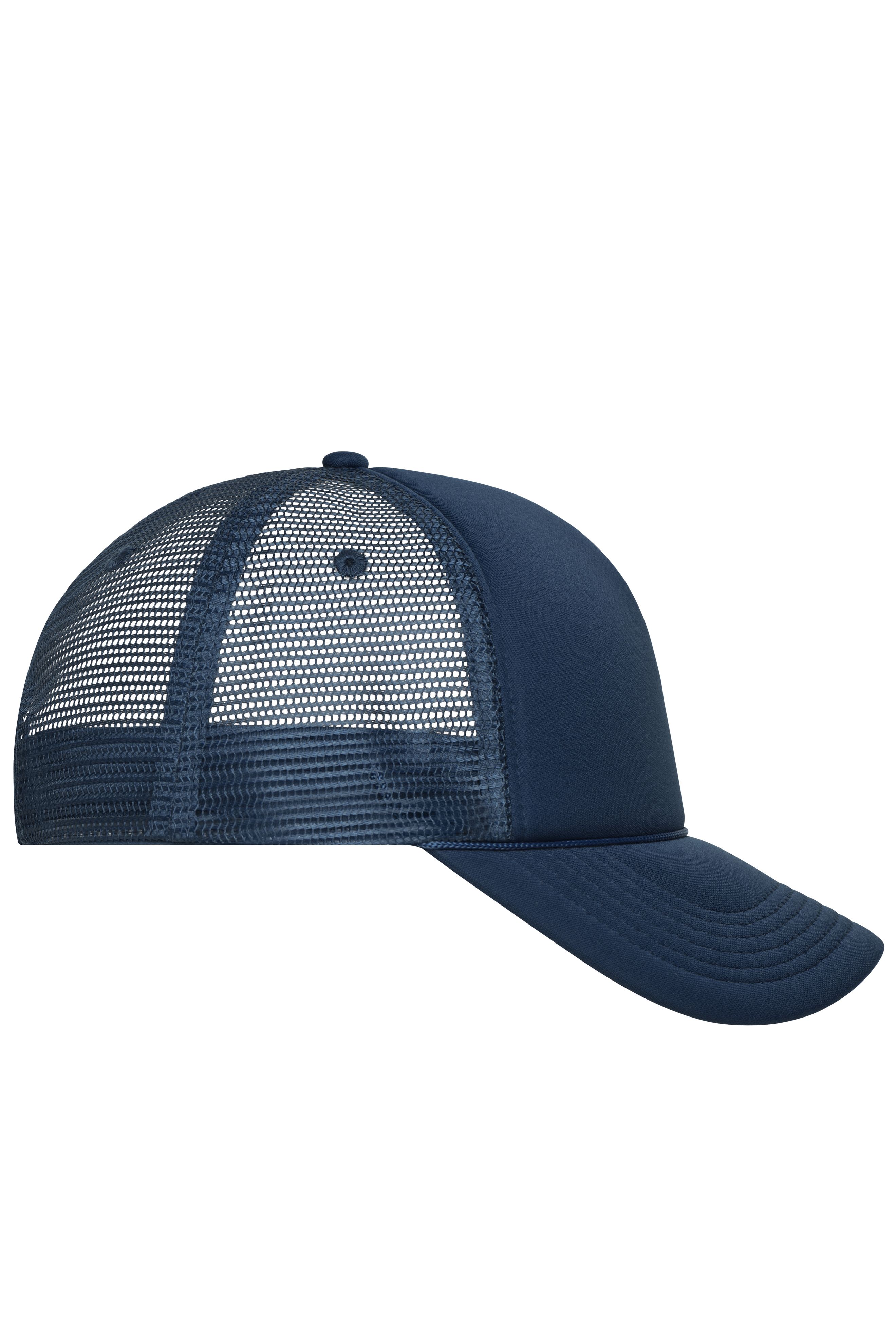 5 Panel Retro Mesh Cap MB6550 5 Panel Cap mit retrogetreuer Zierkordel über dem Schild