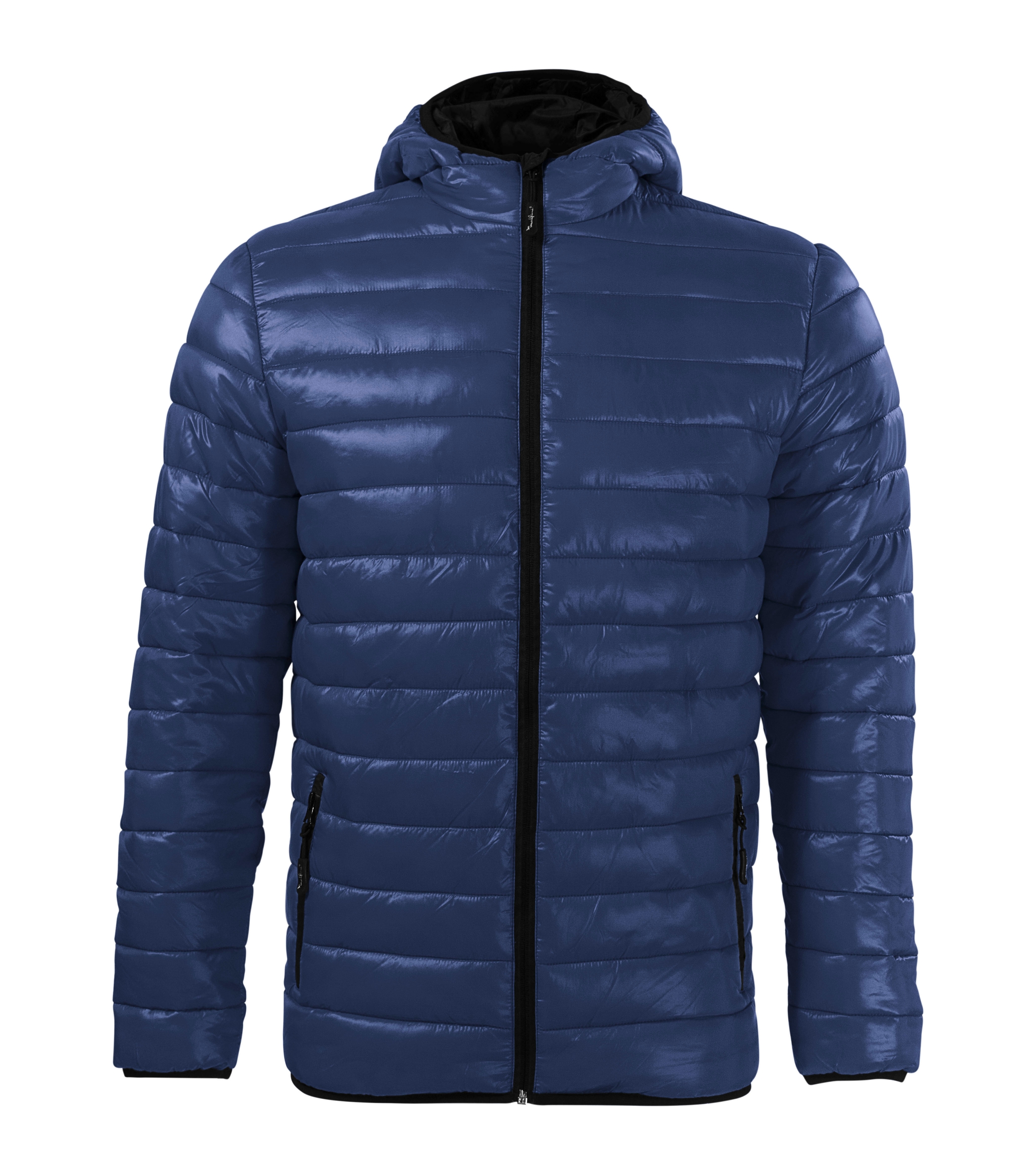 Daunenjacke Herren- EVEREST 552 - Kapuze mit Innenfutter und Taschen mit Reverse-Spiralreißverschluss - leichte Steppjacke