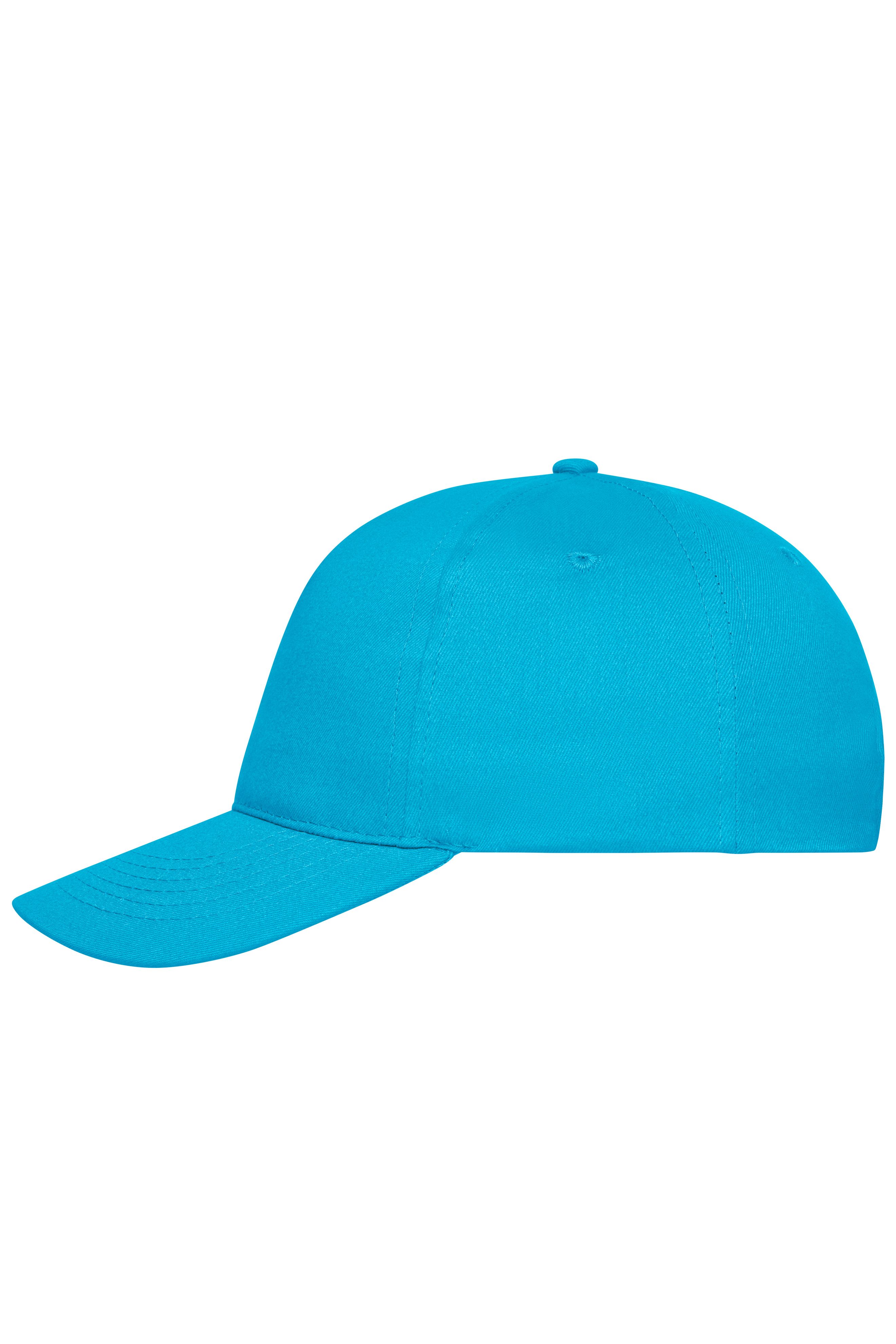 5 Panel Cap Bio Cotton MB6237 5 Panel Cap mit ungebürsteter Oberfläche