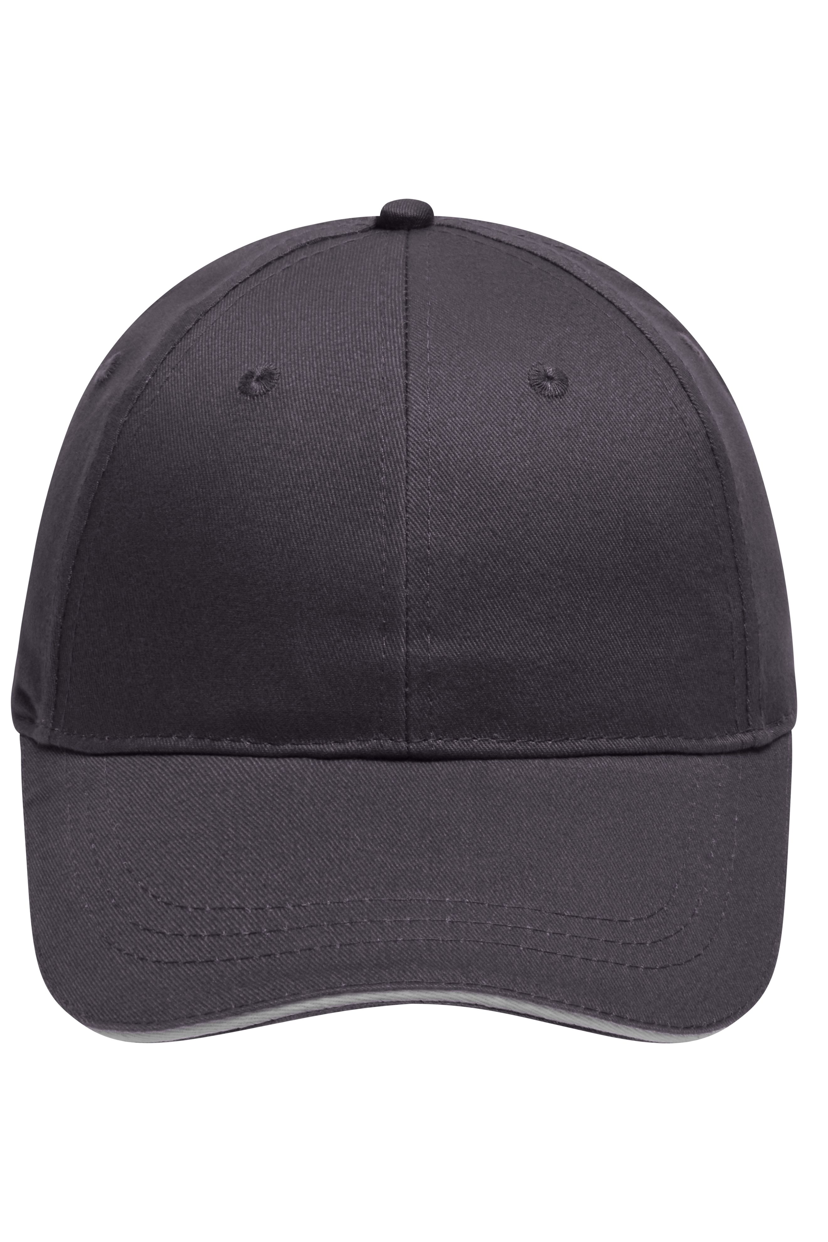 6 Panel Brushed Sandwich Cap MB6212 6 Panel Sandwich Cap mit gebürsteter Oberfläche
