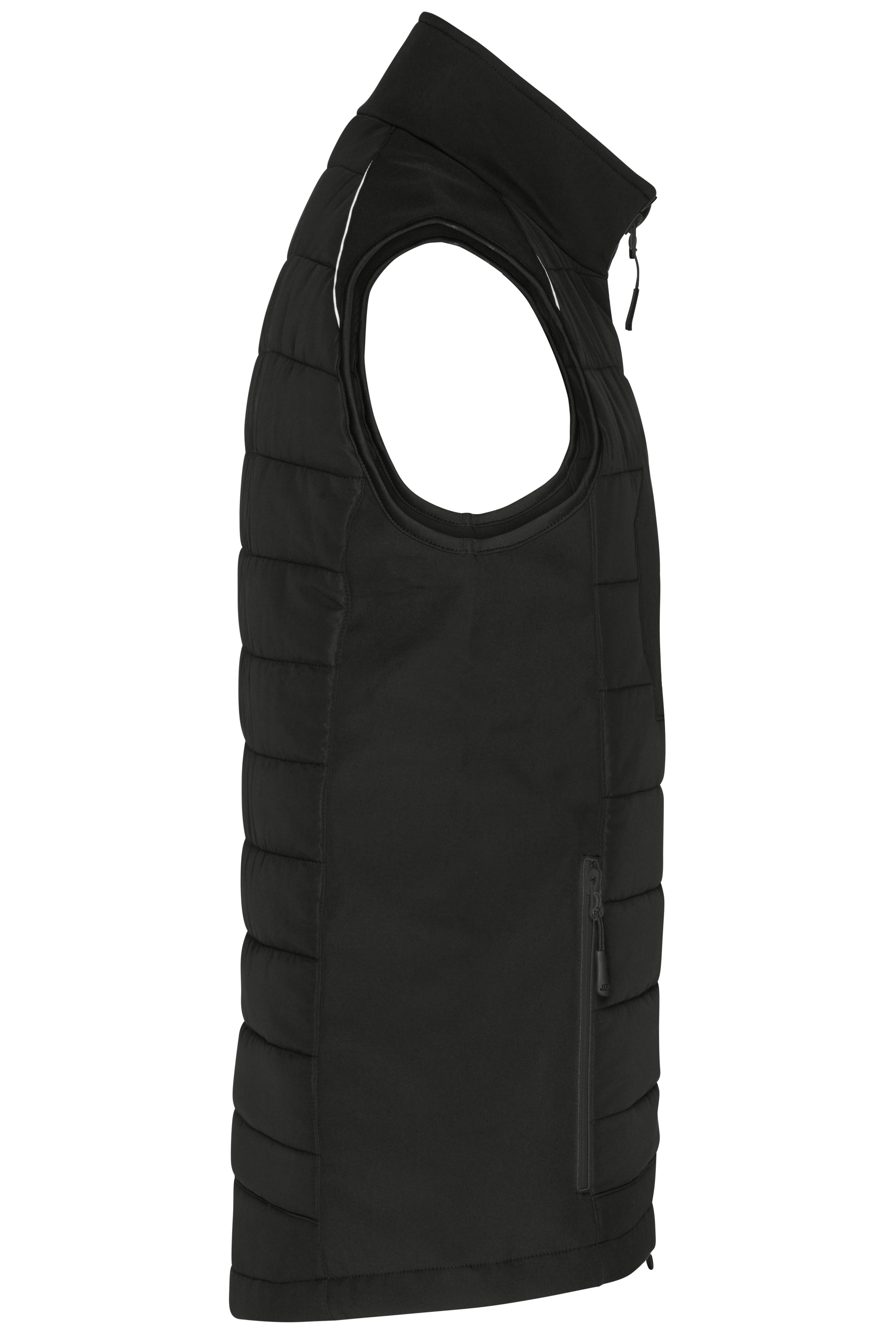 Men's Hybrid Vest JN1822 Softshellweste im attraktiven Materialmix