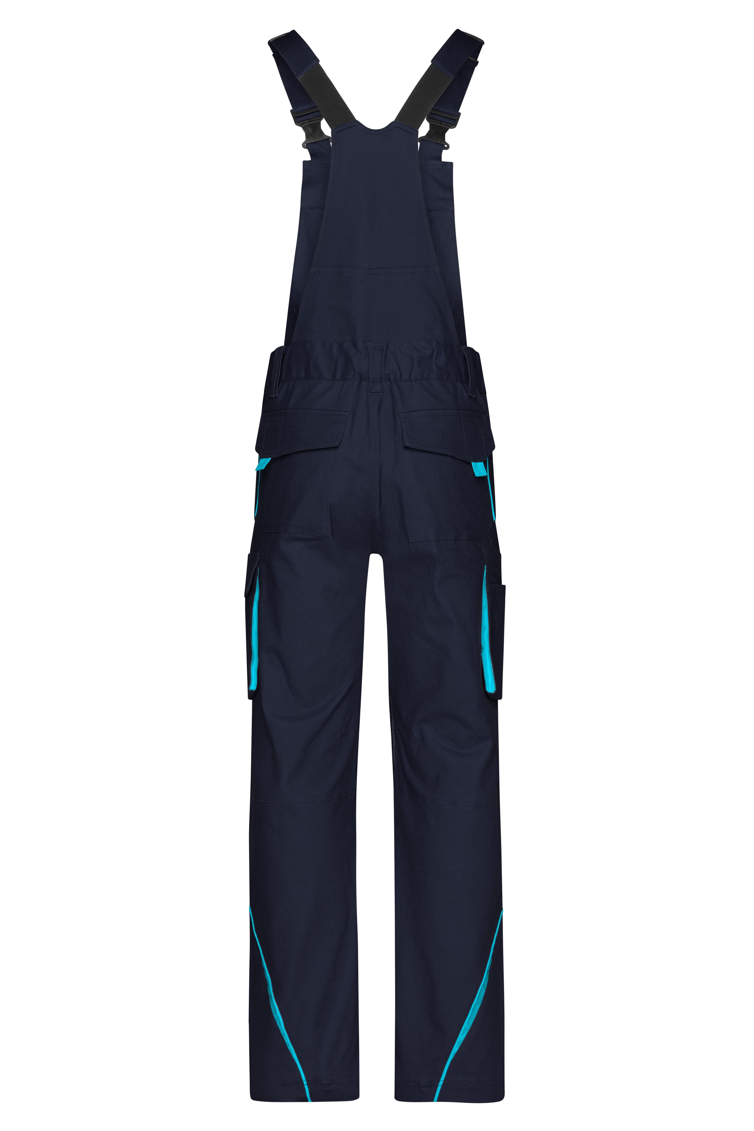 Workwear Pants with Bib - COLOR - JN848 Funktionelle Latzhose im sportlichen Look mit hochwertigen Details