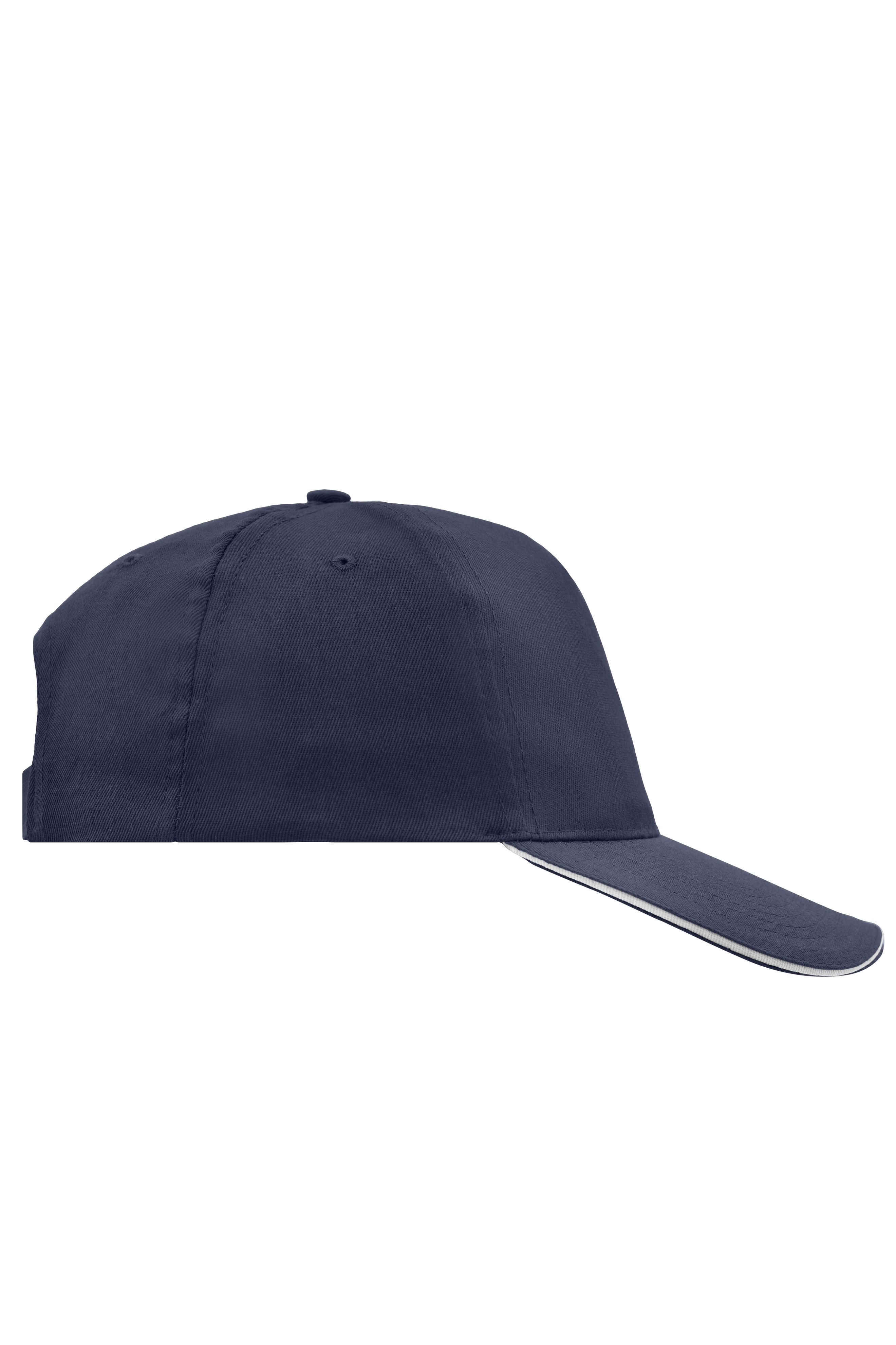 5 Panel Promo Sandwich Cap MB6552 5 Panel Promo Cap mit kontrastfarbigem Sandwich