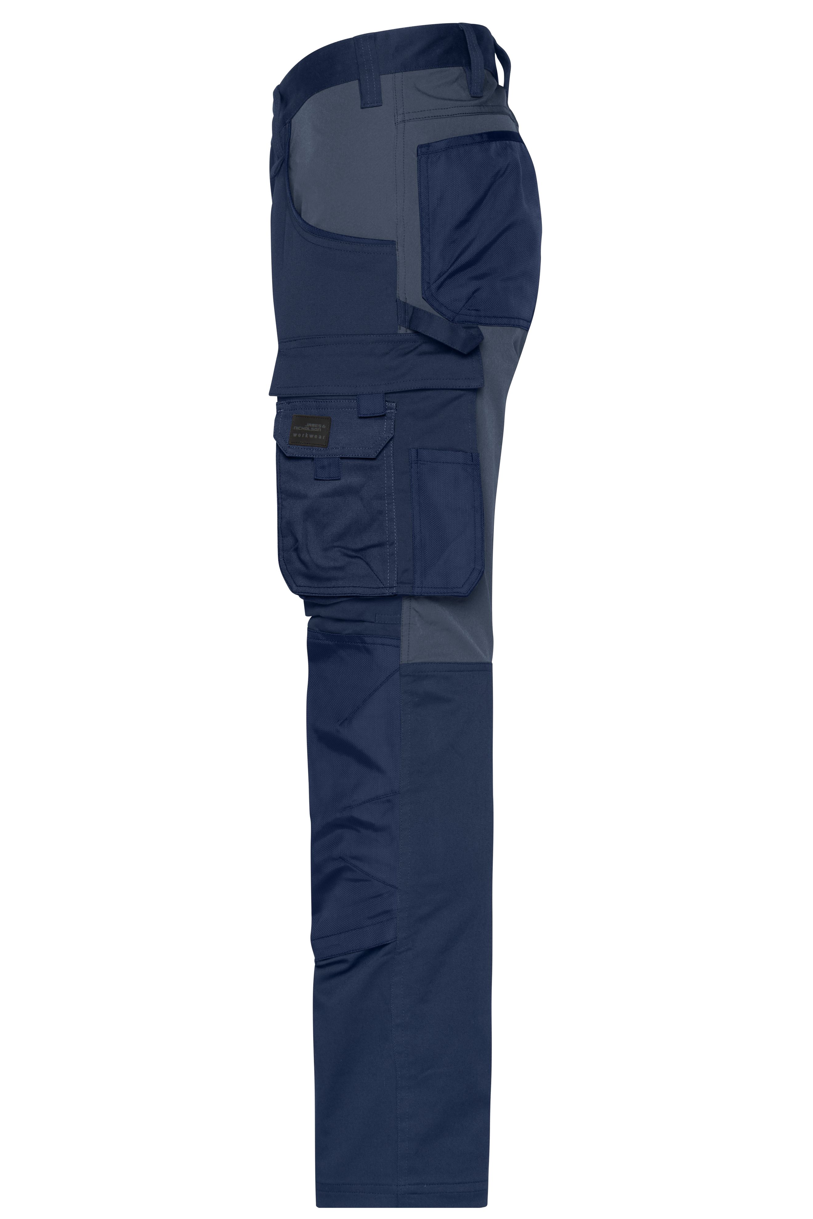 Workwear Stretch-Pants Slim Line JN1812 Spezialisierte Arbeitshose in schmaler Schnittführung mit elastischen Einsätzen und funktionellen Details