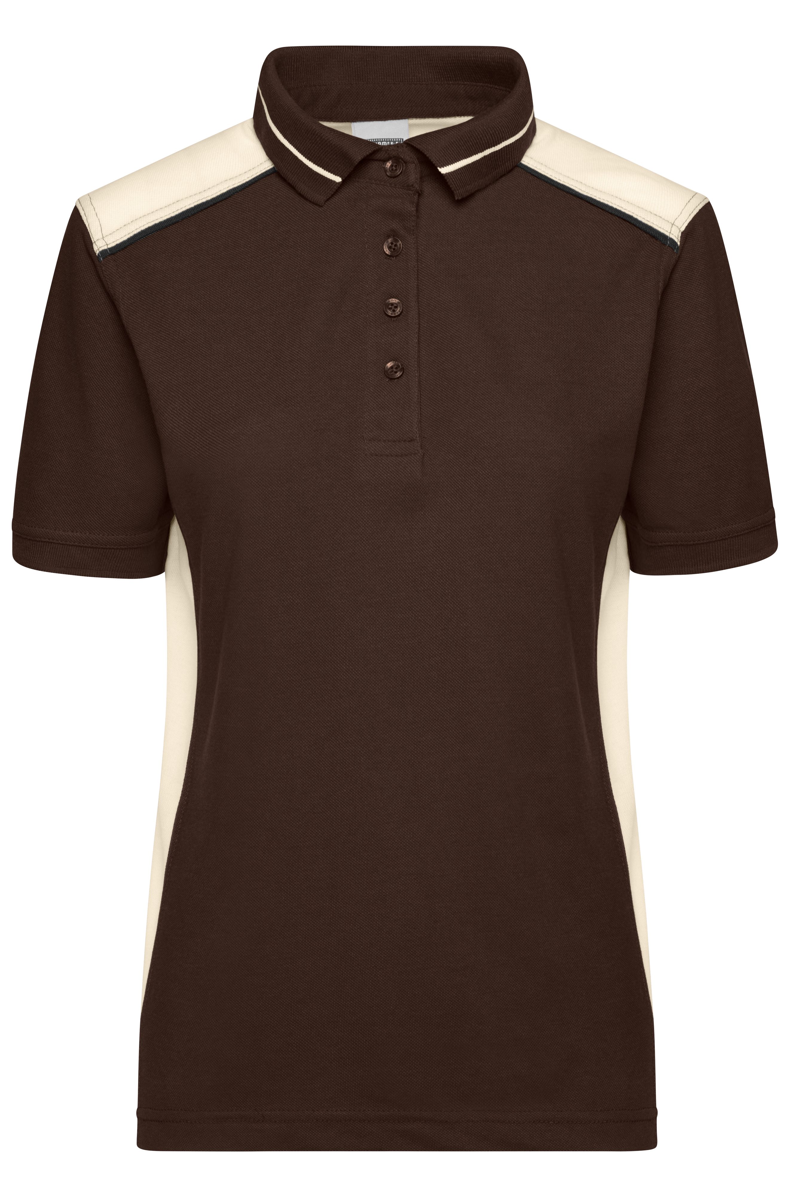 Ladies' Workwear Polo - COLOR - JN857 Pflegeleichtes und strapazierfähiges Polo mit Kontrasteinsätzen