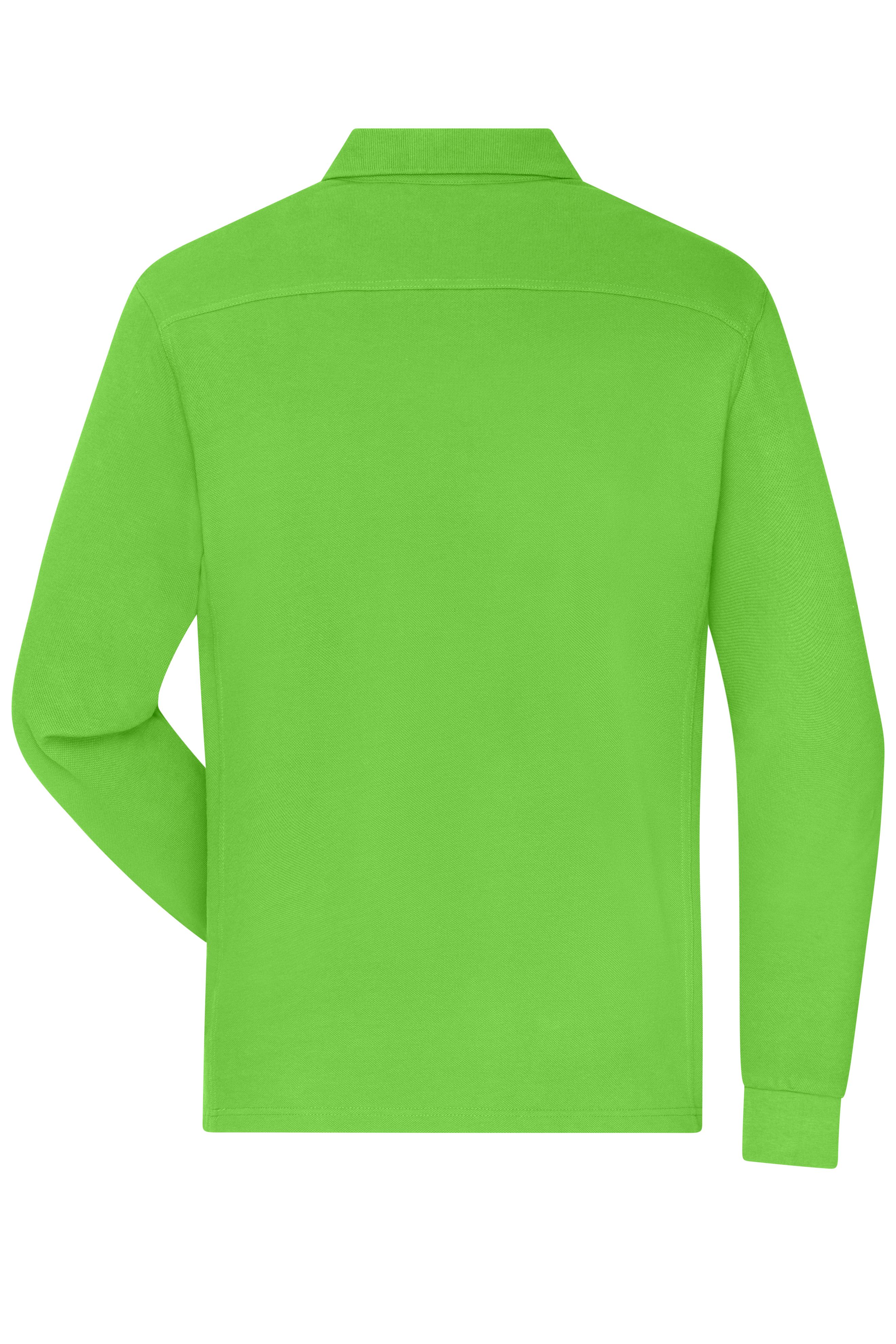 Men's Workwear-Longsleeve Polo JN1842 Strapazierfähiges und pflegeleichtes Langarm Polo