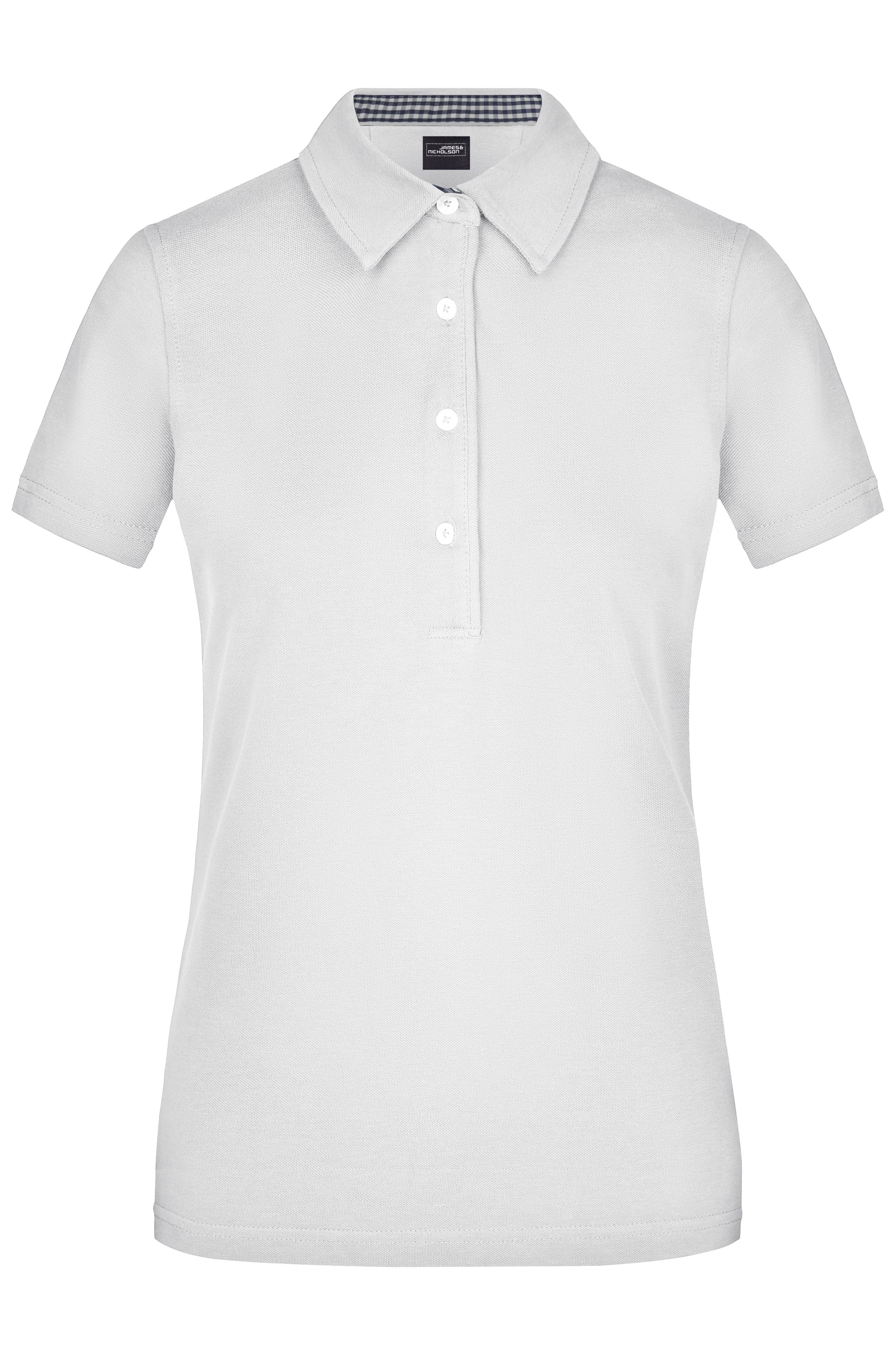 Ladies' Plain Polo JN969 Polo mit konfektioniertem Kragen