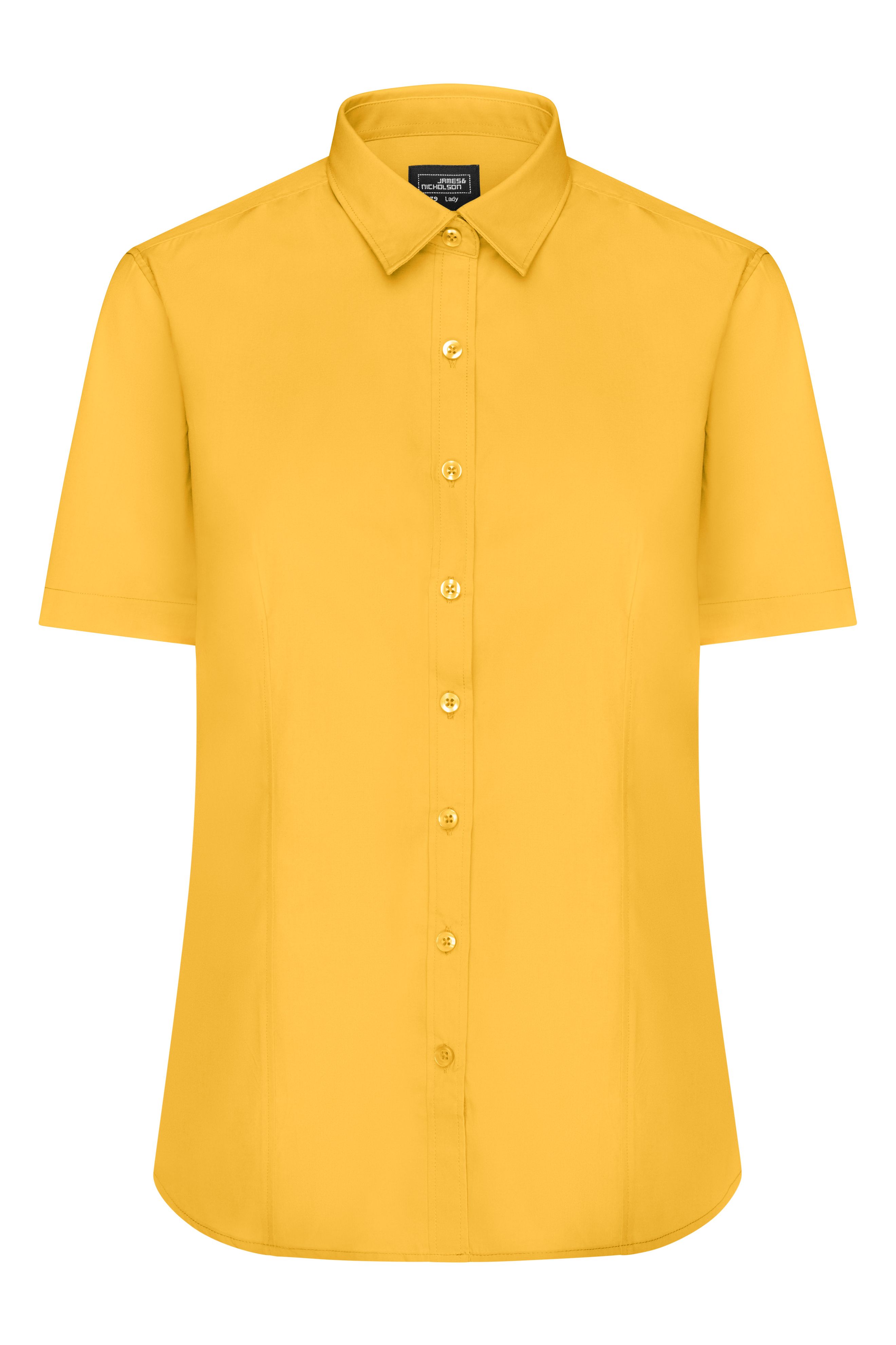 Ladies' Shirt Shortsleeve Poplin JN679 Klassisches Shirt aus pflegeleichtem Mischgewebe Ladies' Shirt Shortsleeve Poplin JN679 Klassisches Shirt aus pflegeleichtem Mischgewebe