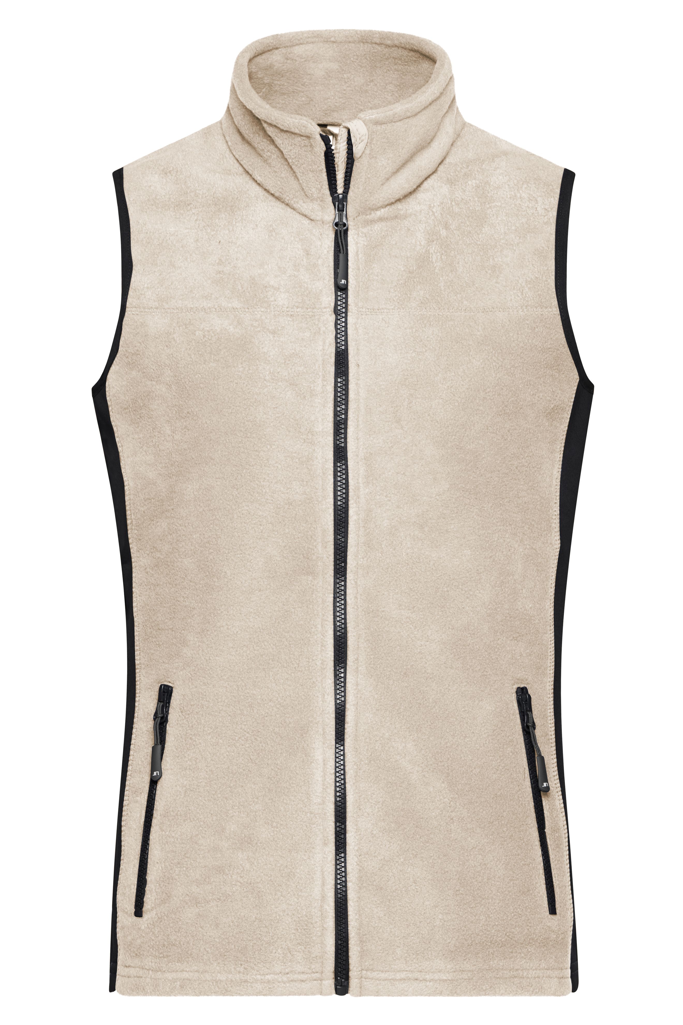 Ladies' Workwear Fleece Vest - STRONG - JN855 Strapazierfähige Fleece Weste im Materialmix