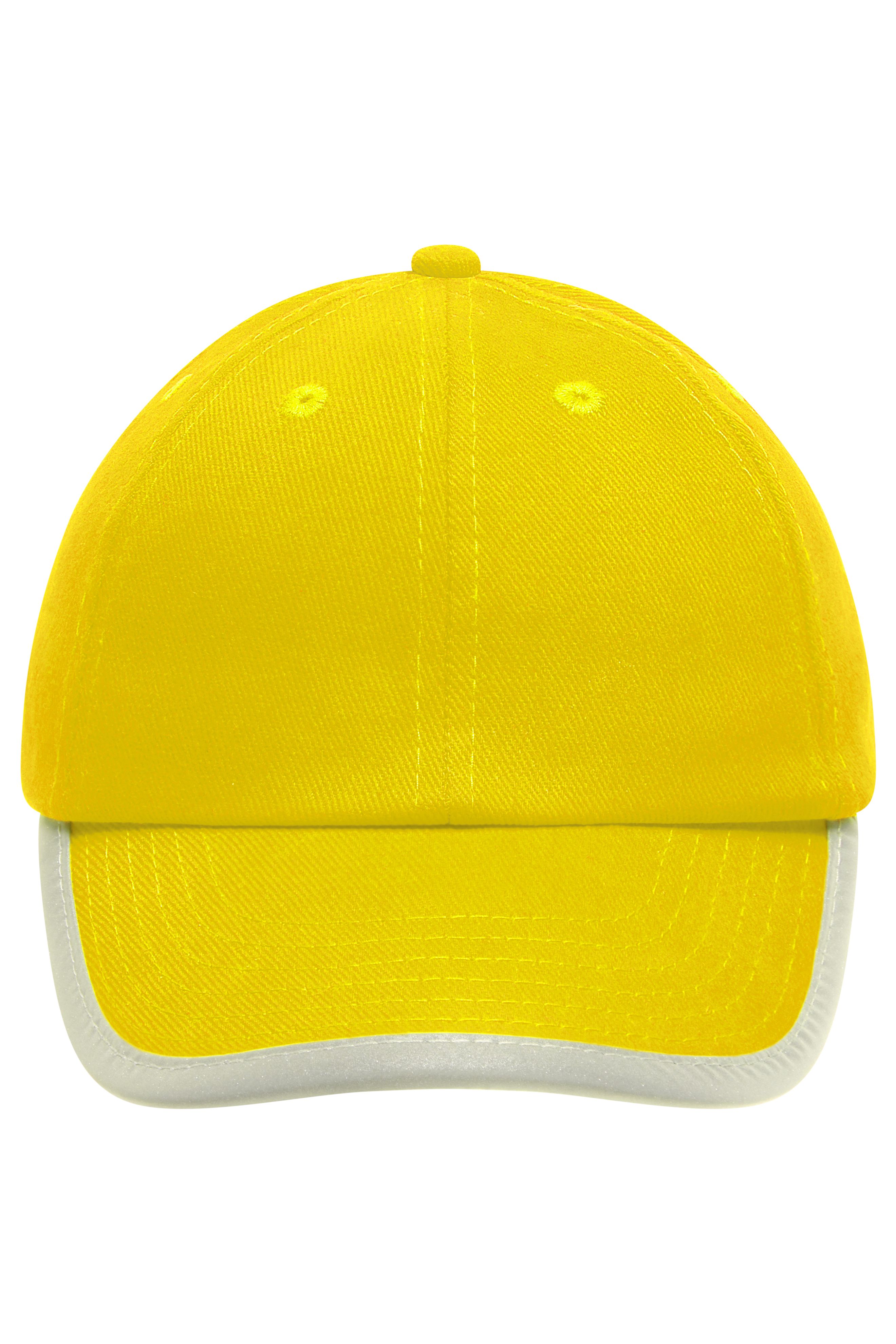 Security Cap for Kids MB6193 Originelles 6 Panel Cap mit reflektierender Schildeinfassung ( ohne Schutzfunktion/keine PSA )