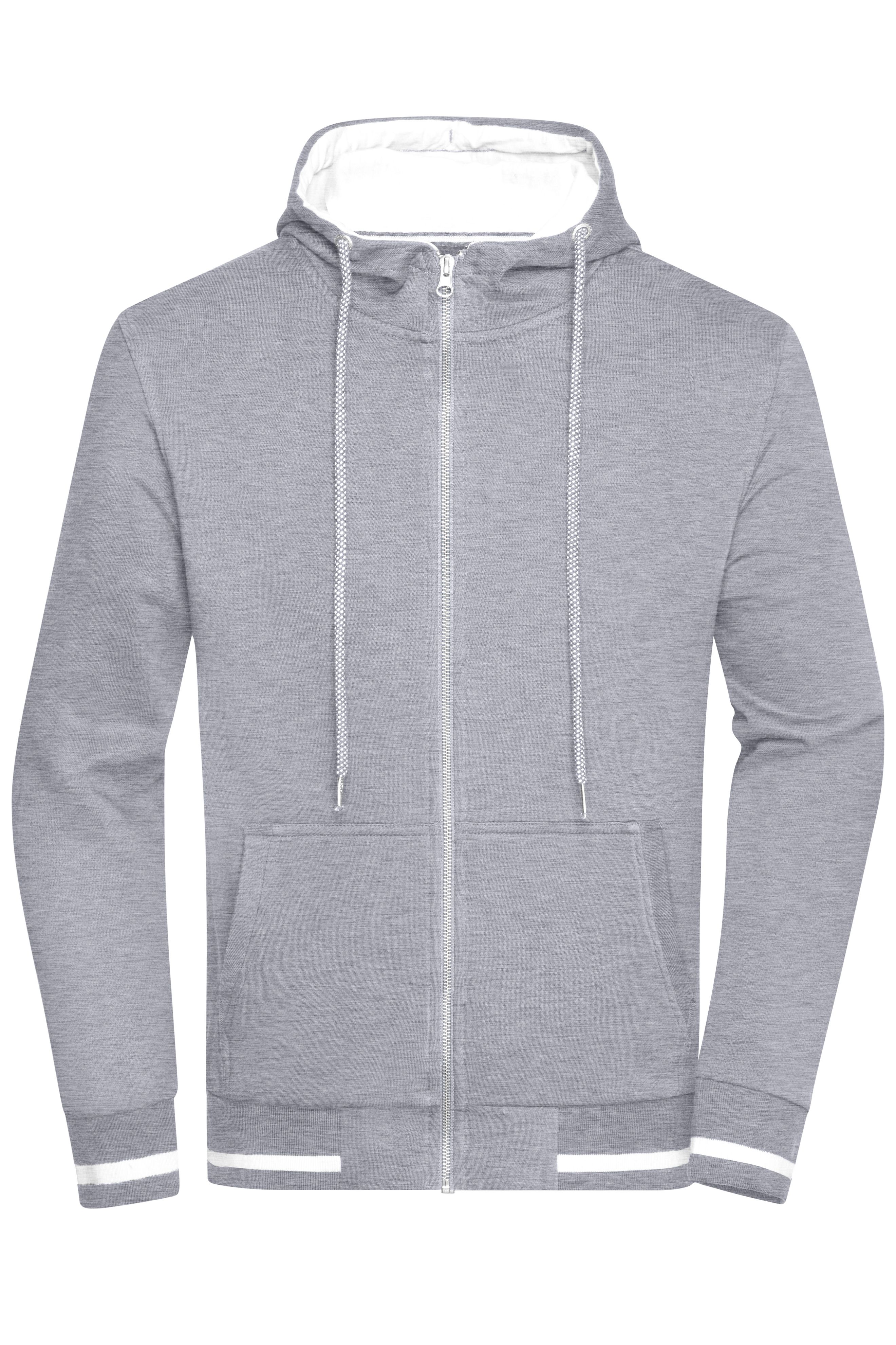 Men's Club Sweat Jacket JN776 Sweat-Jacke mit Reißverschluss und Kapuze