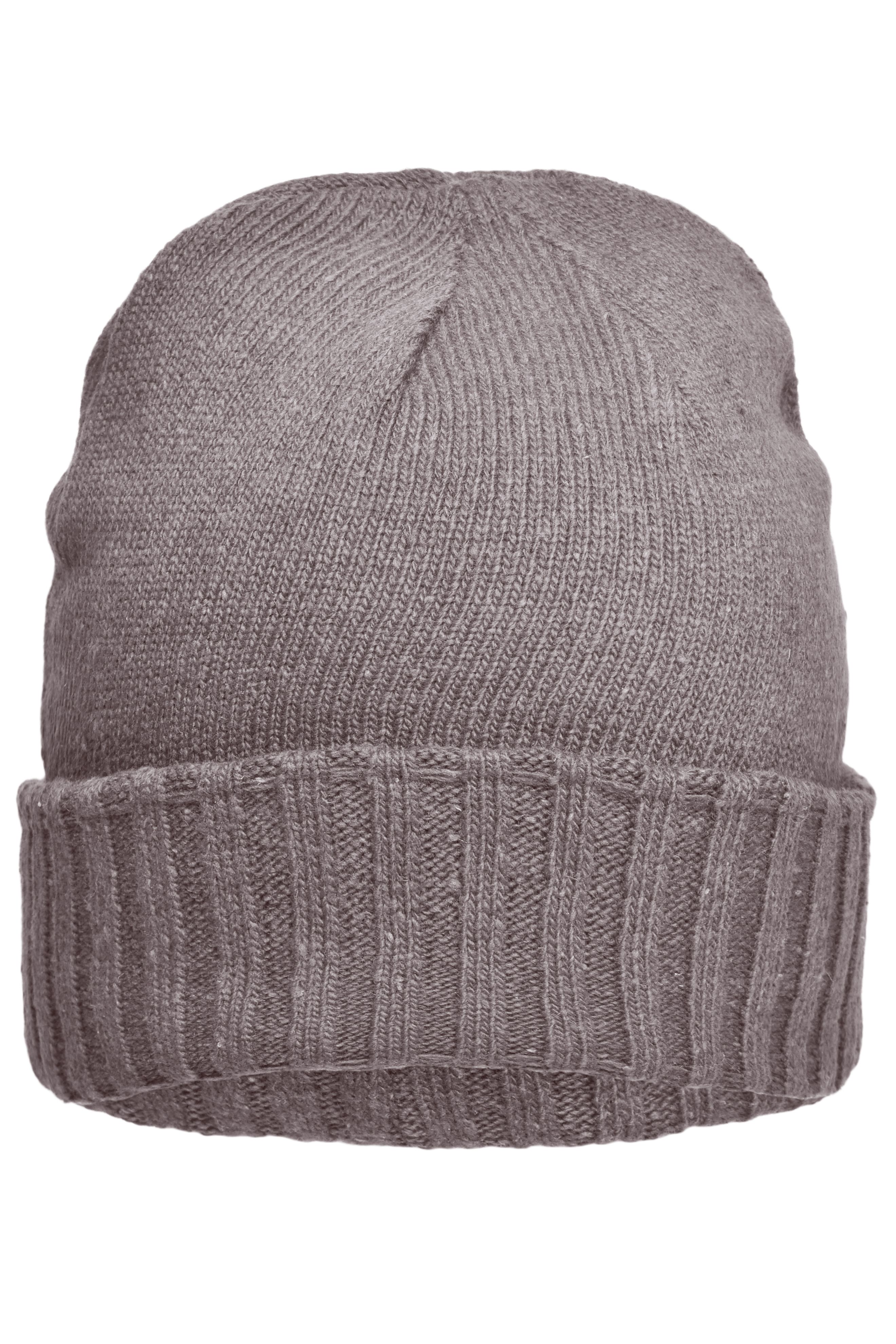 Melange Hat Basic MB7979 Elegante Strickmütze mit Krempe