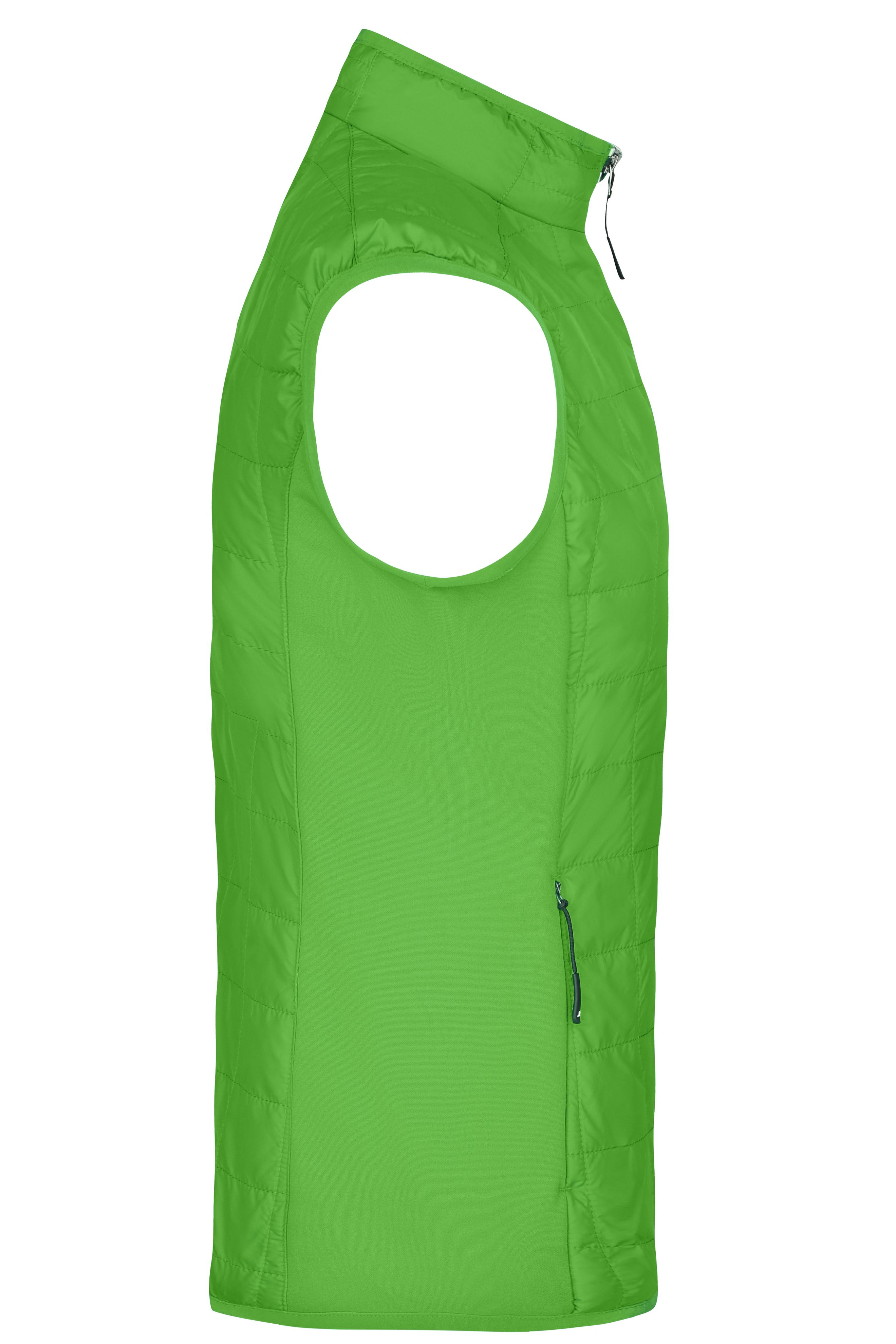Men's Hybrid Vest JN1114 Leicht wattierte Weste im sportlichen Materialmix Men's Hybrid Vest JN1114 Leicht wattierte Weste im sportlichen Materialmix