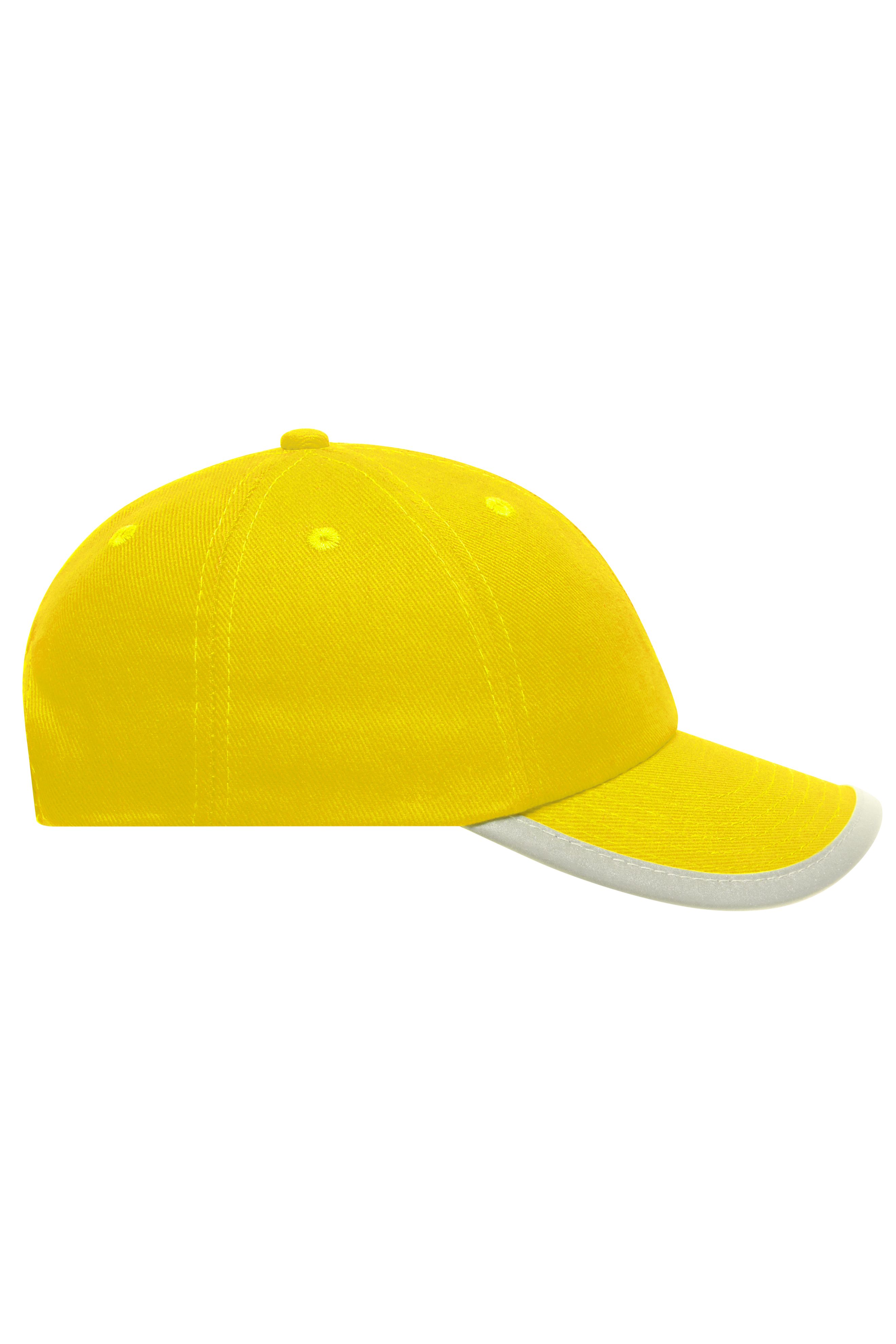 Security Cap for Kids MB6193 Originelles 6 Panel Cap mit reflektierender Schildeinfassung ( ohne Schutzfunktion/keine PSA )