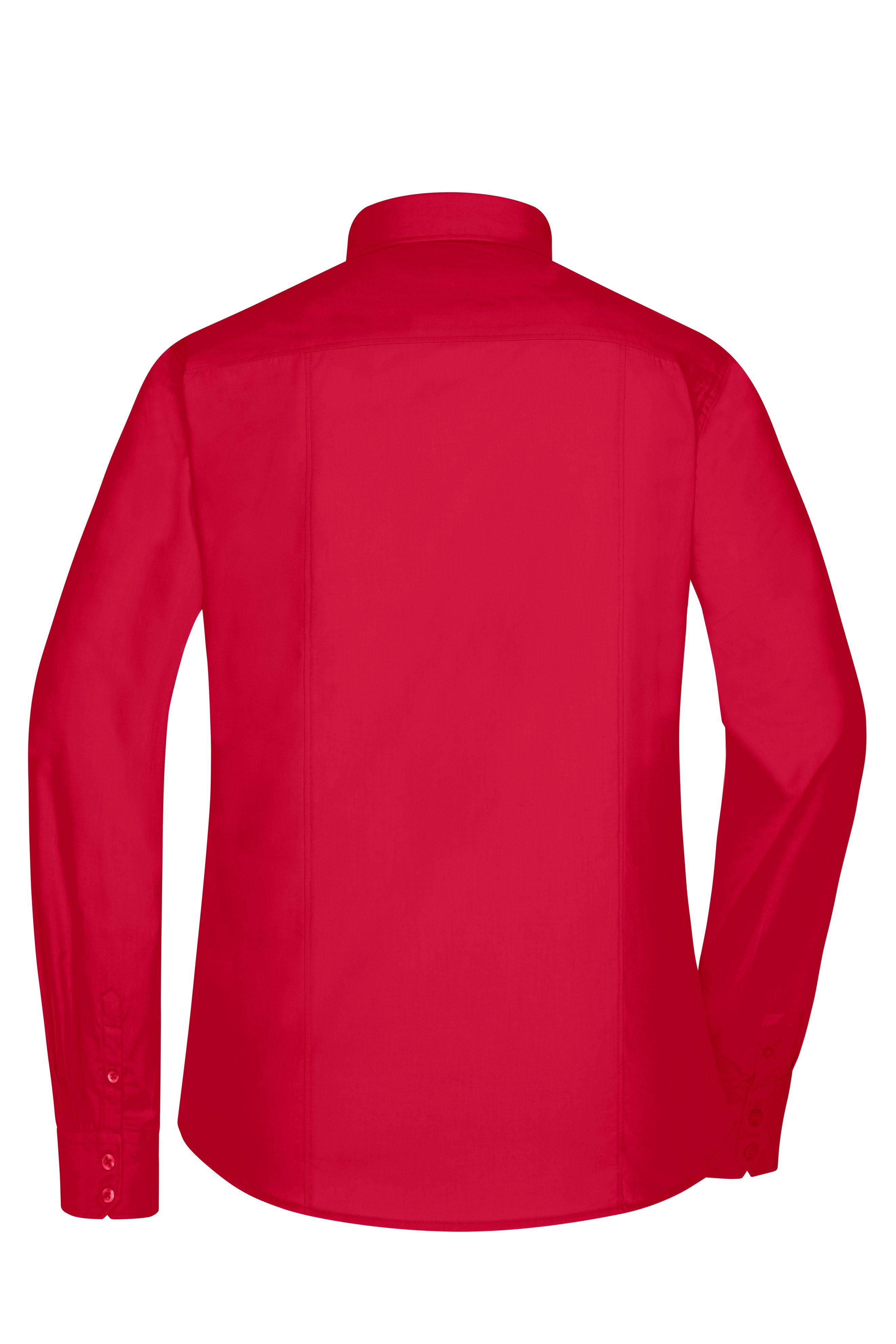 Ladies' Shirt Longsleeve Poplin JN677 Klassisches Shirt aus pflegeleichtem Mischgewebe