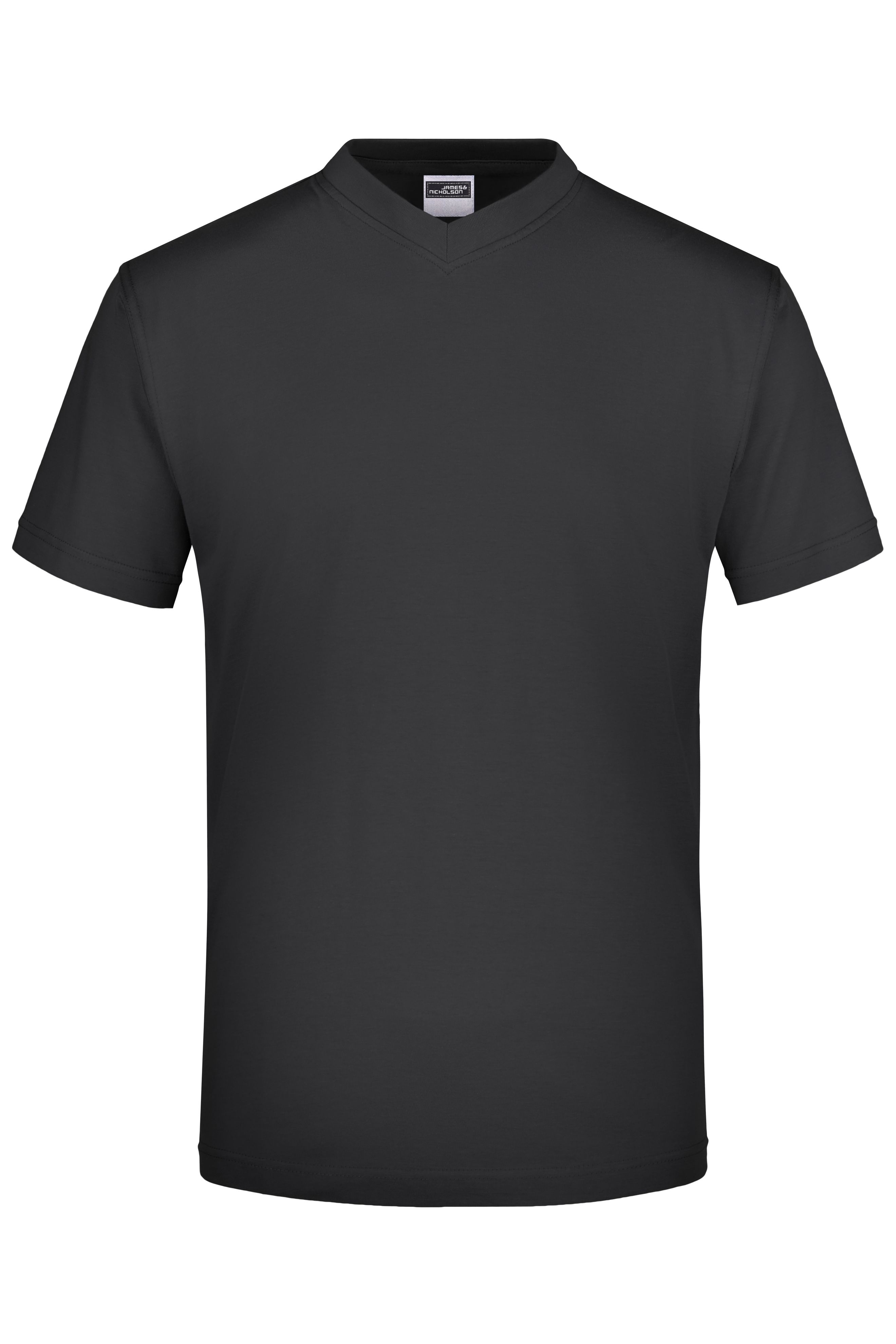 V-T Medium JN003 Komfort-V-Neck-T aus Single-Jersey