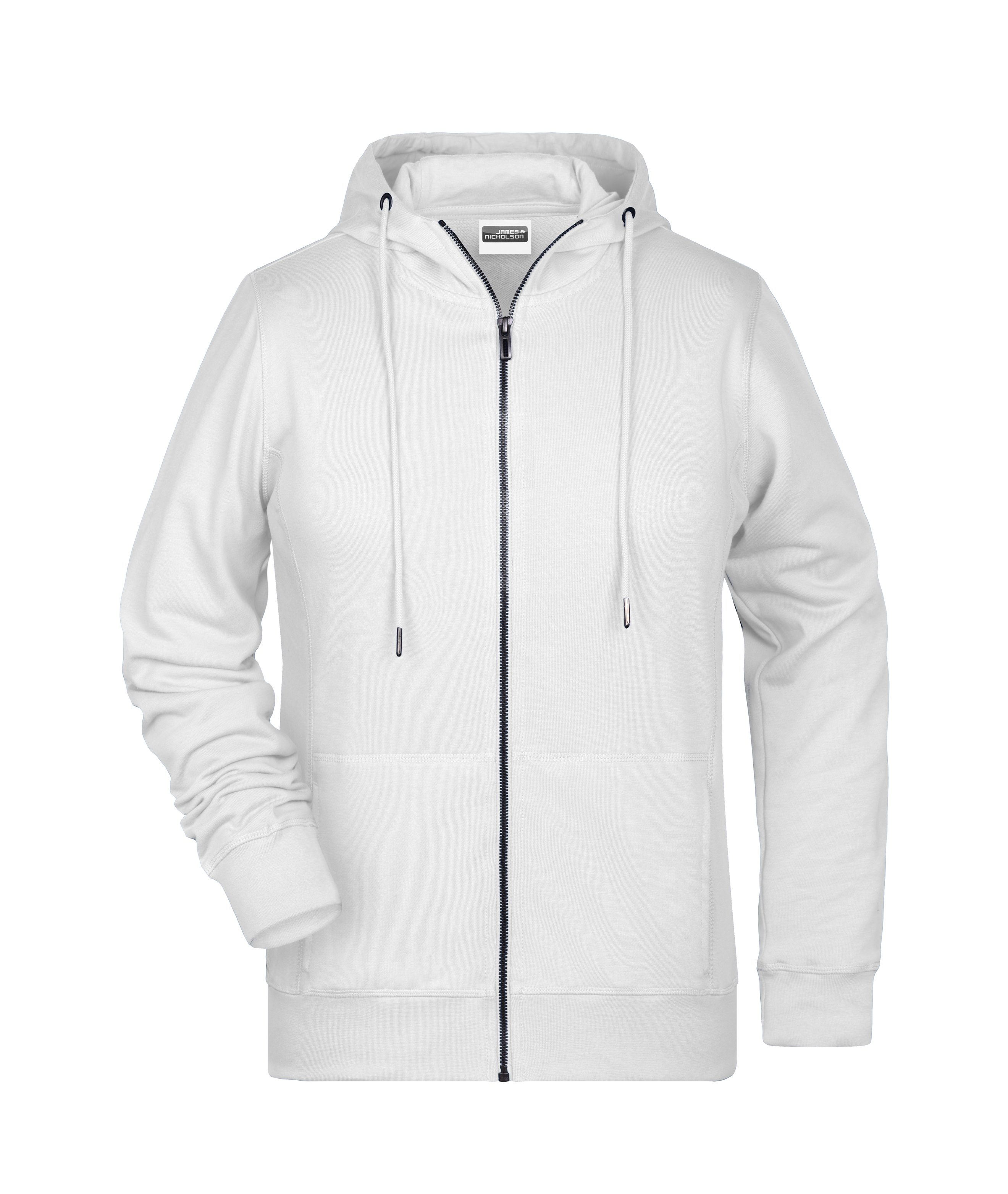 Ladies' Zip Hoody 8025 Sweat-Jacke mit Kapuze und Reißverschluss