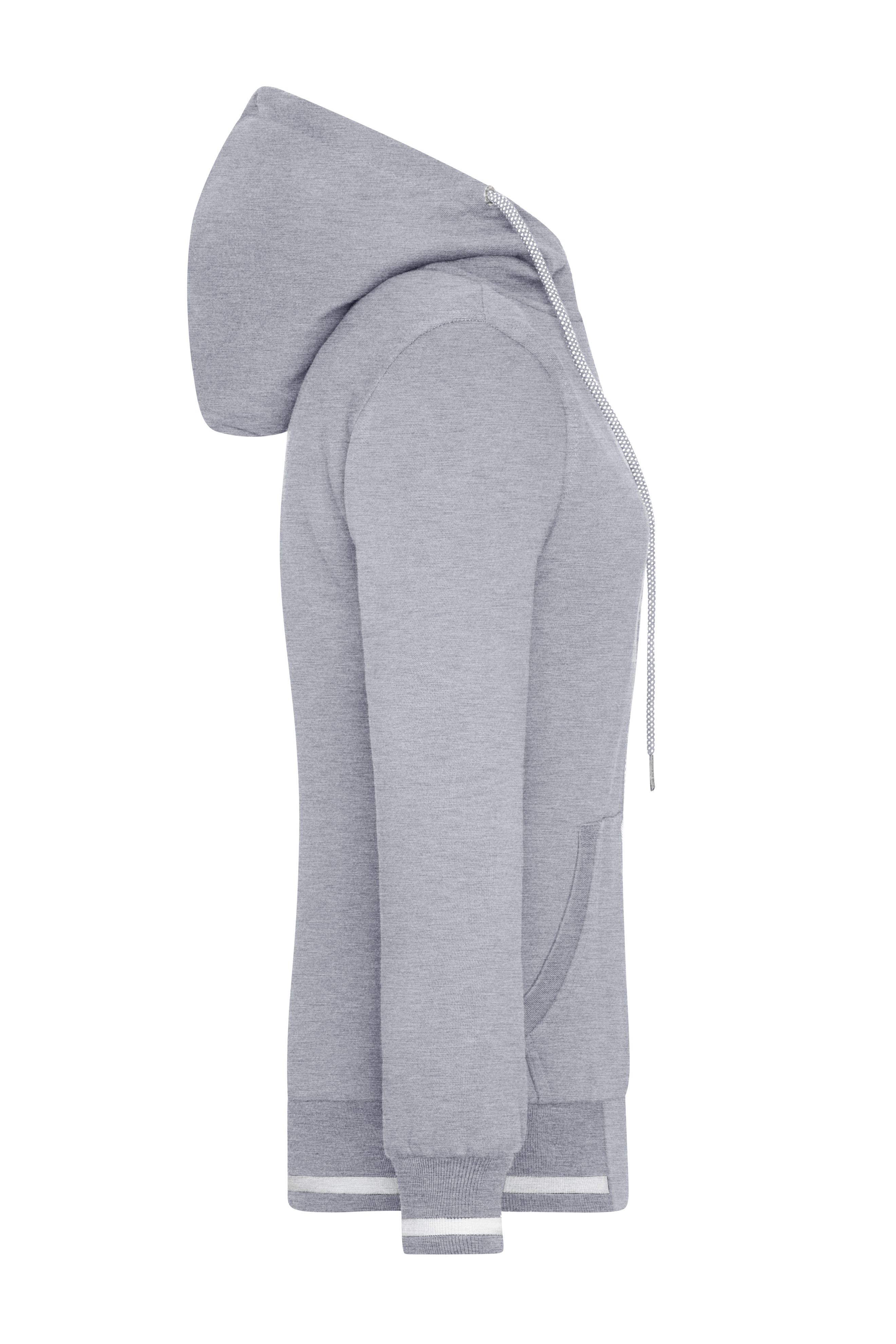 Ladies' Club Sweat Jacket JN775 Sweat-Jacke mit Reißverschluss und Kapuze