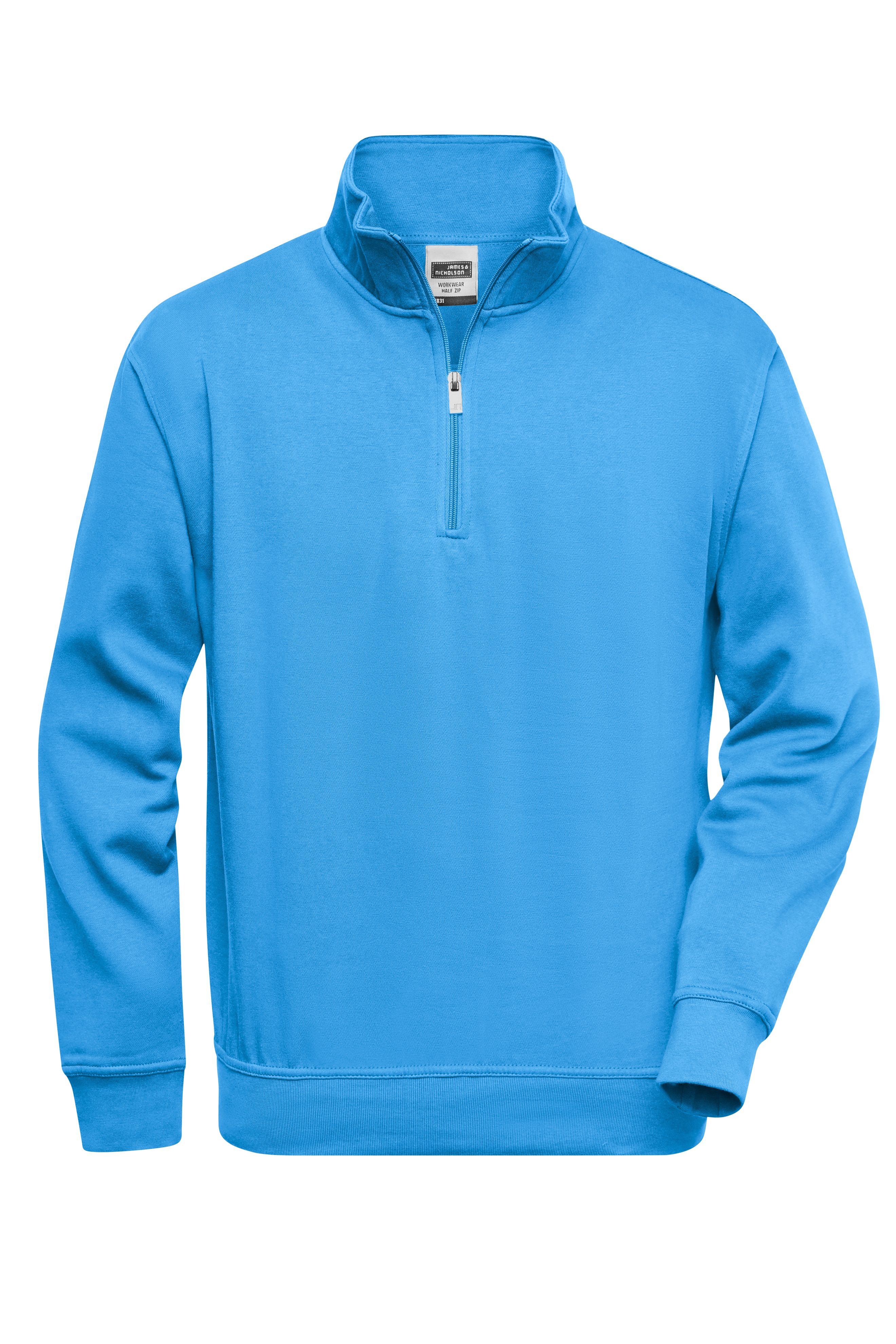 Workwear Half Zip Sweat JN831 Sweatshirt mit Stehkragen und Reißverschluss