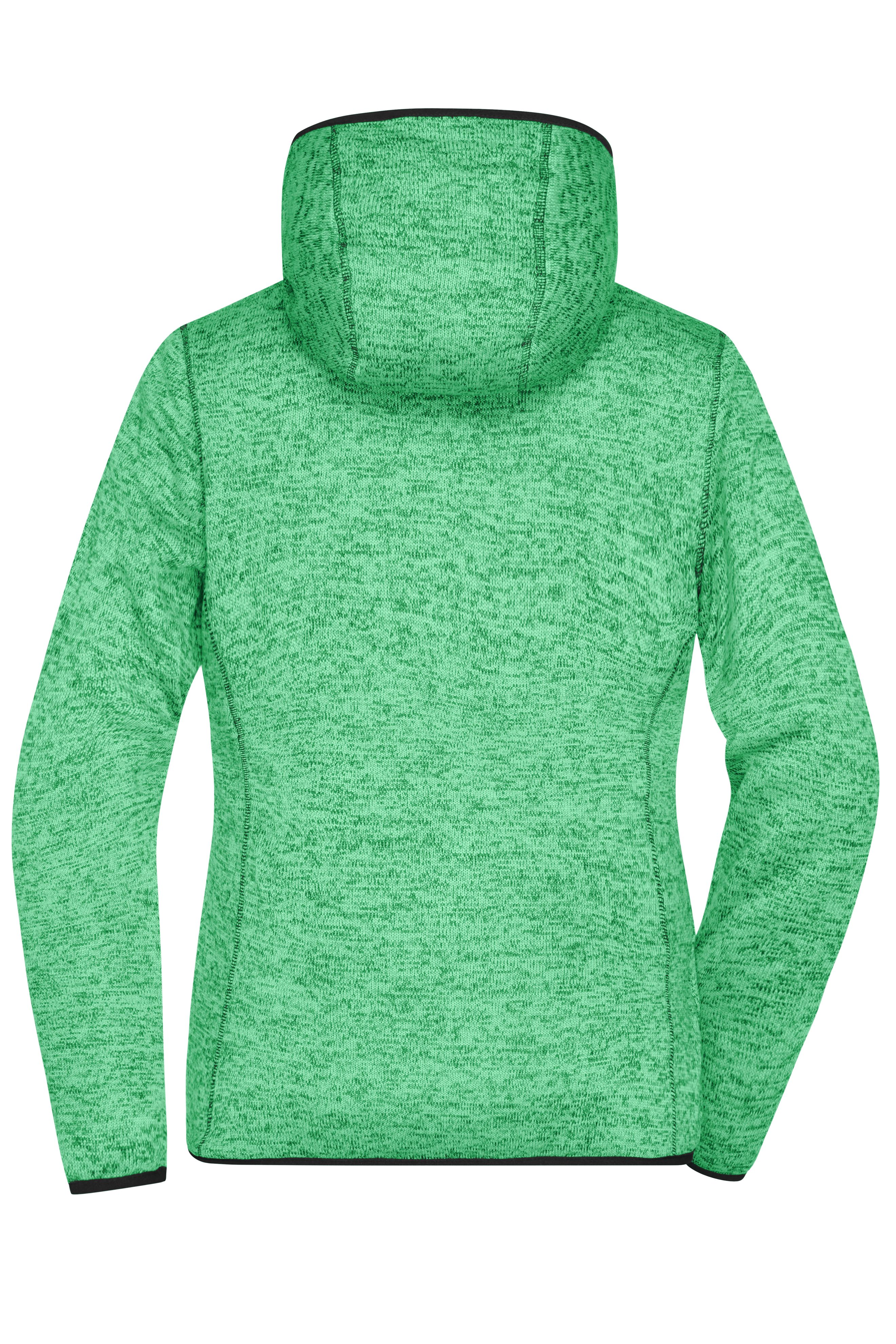 Ladies' Knitted Fleece Hoody JN588 Kapuzenjacke aus Strickfleece in Melangeoptik Ladies' Knitted Fleece Hoody JN588 Kapuzenjacke aus Strickfleece in Melangeoptik