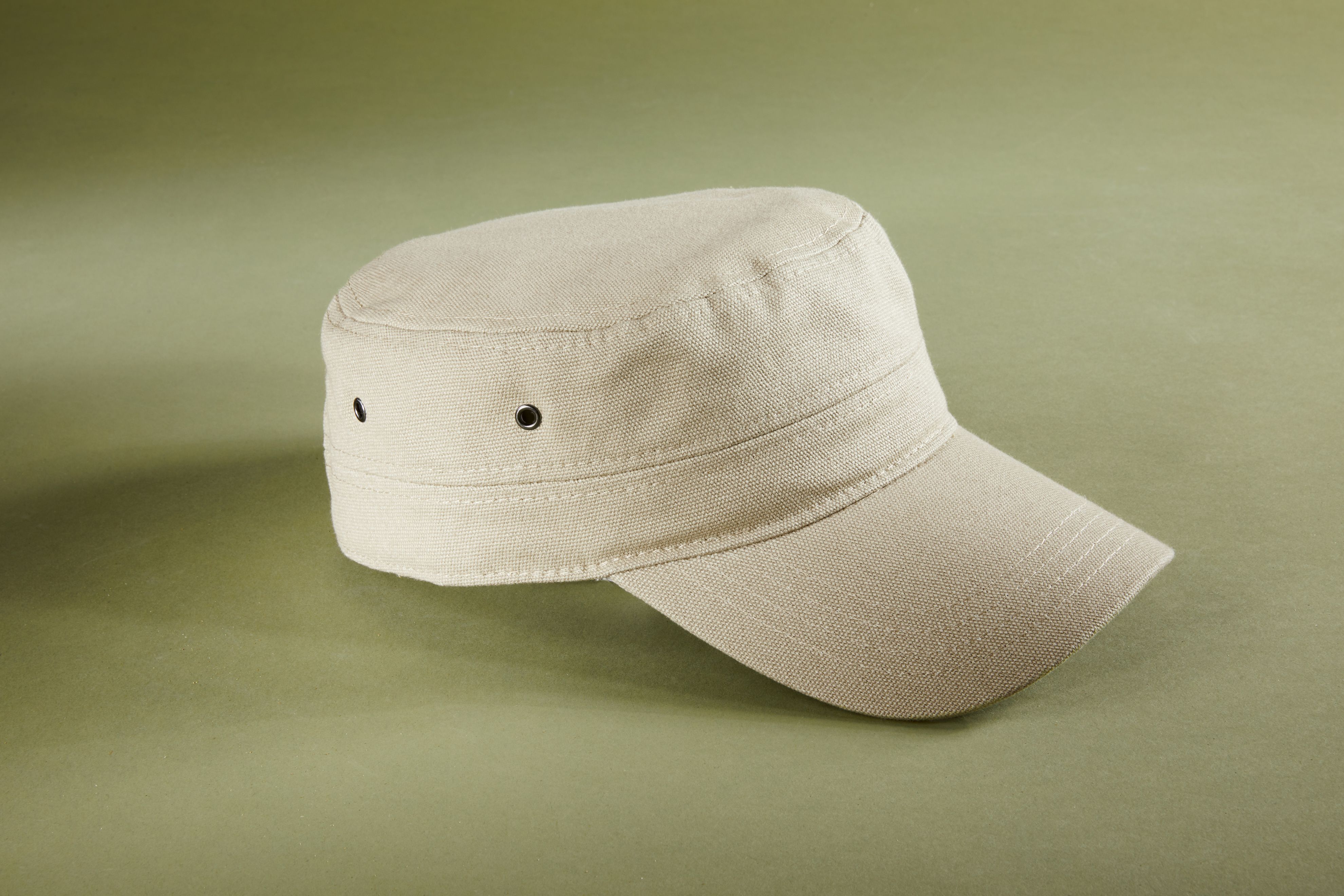 Military Cap MB095 Trendiges Cap im Military-Stil aus robustem Baumwollcanvas