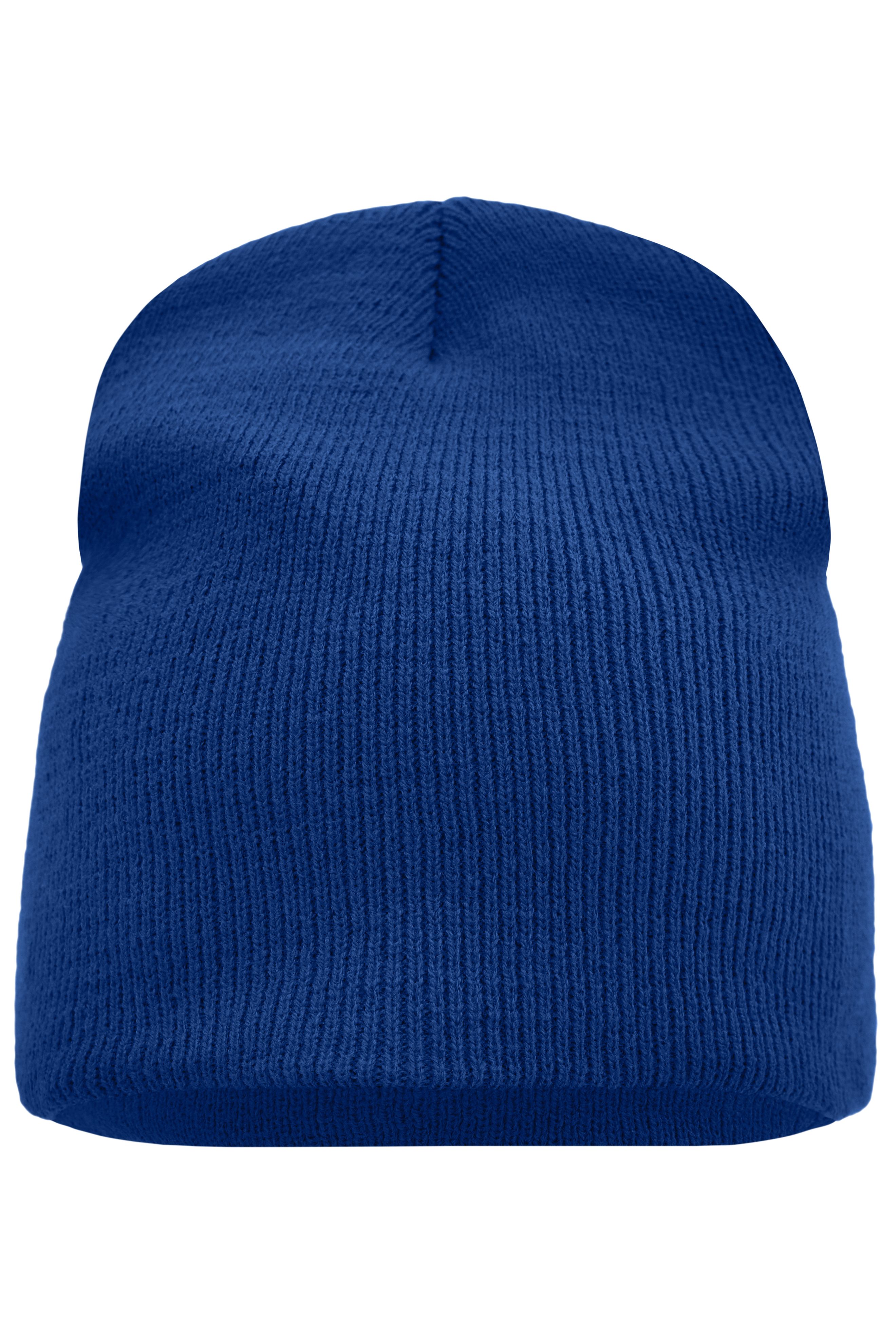 Beanie No.1 MB7580 Enganliegende Strickmütze ohne Umschlag