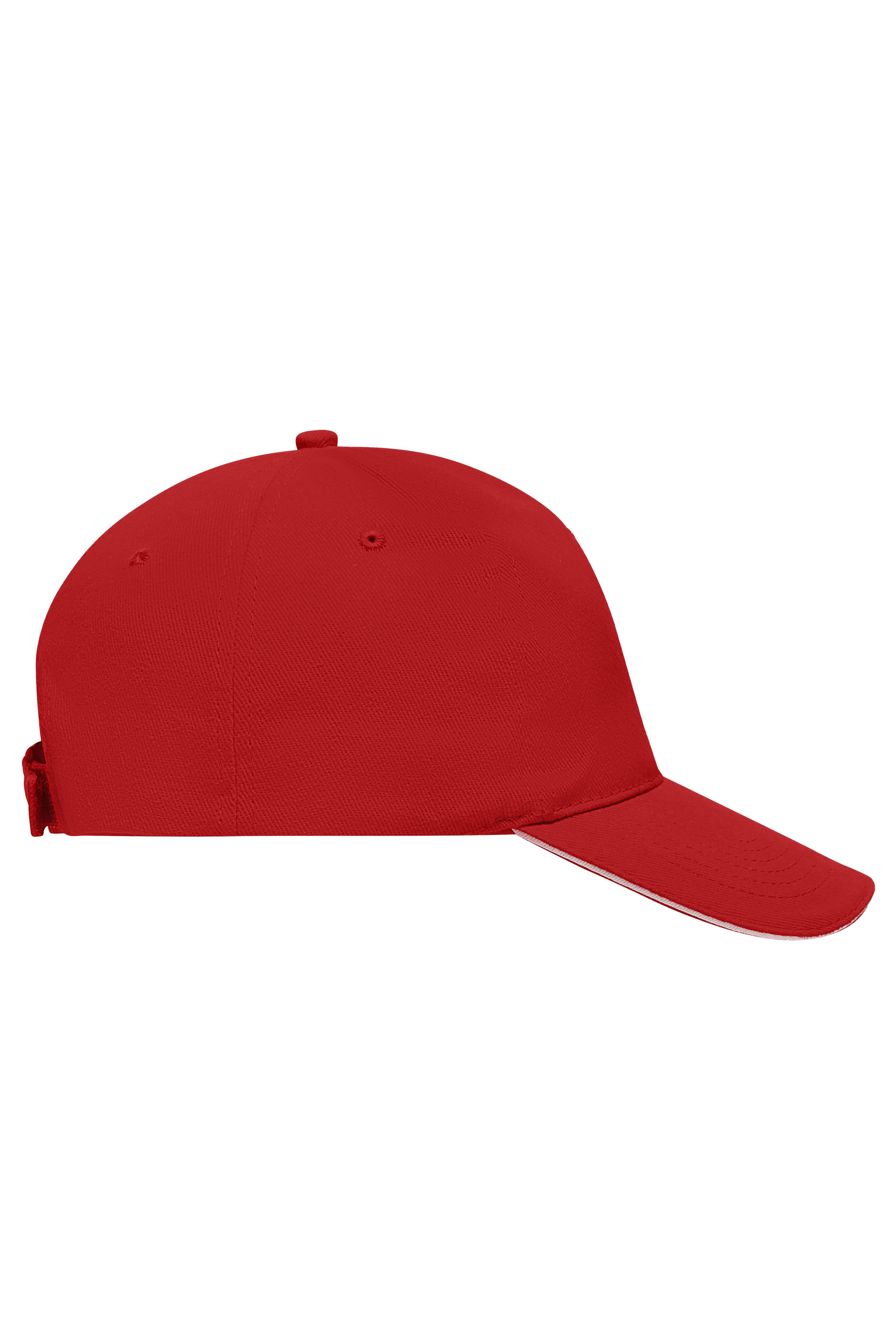 5 Panel Sandwich Cap MB035 5 Panel Cap mit kontrastfarbigem Sandwich