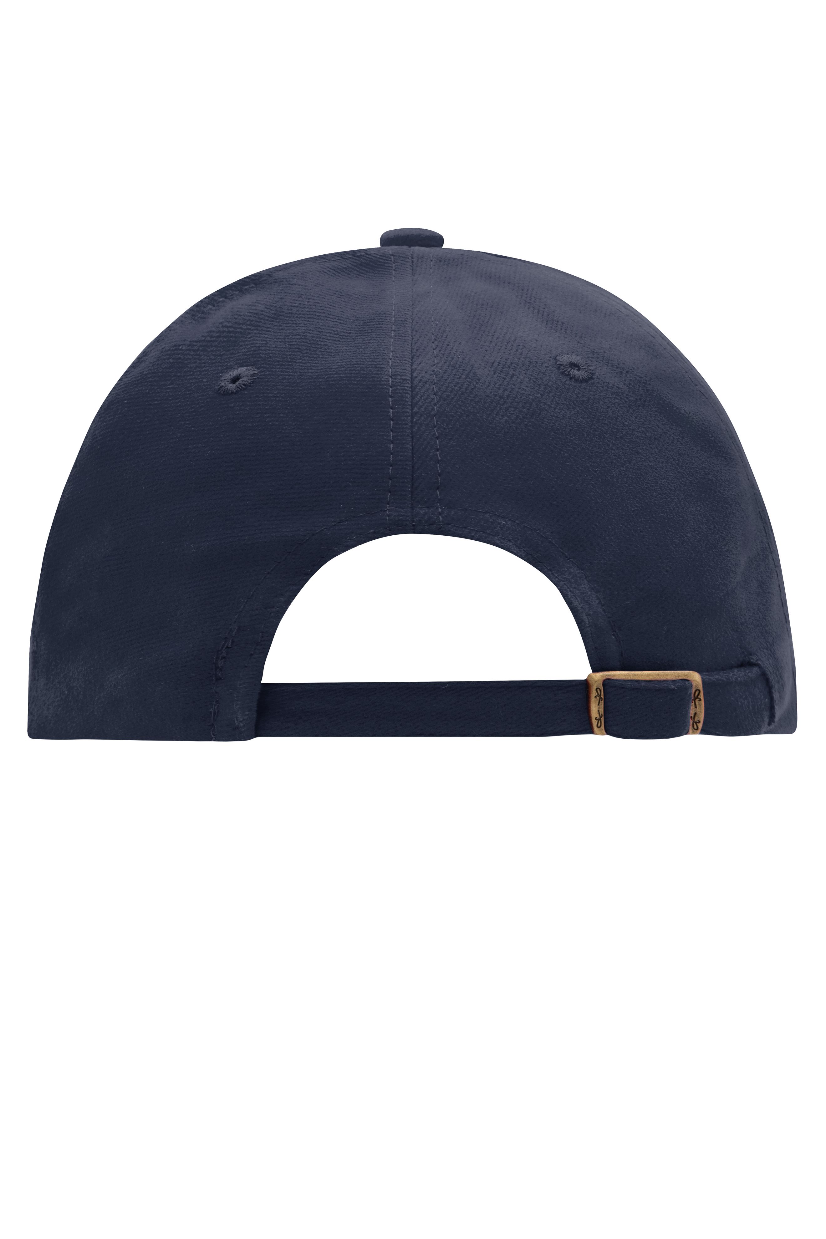 6 Panel VIP Cap MB6121 Extravagantes Cap mit Eichenlaub-Stickerei in Lurex auf dem Schild