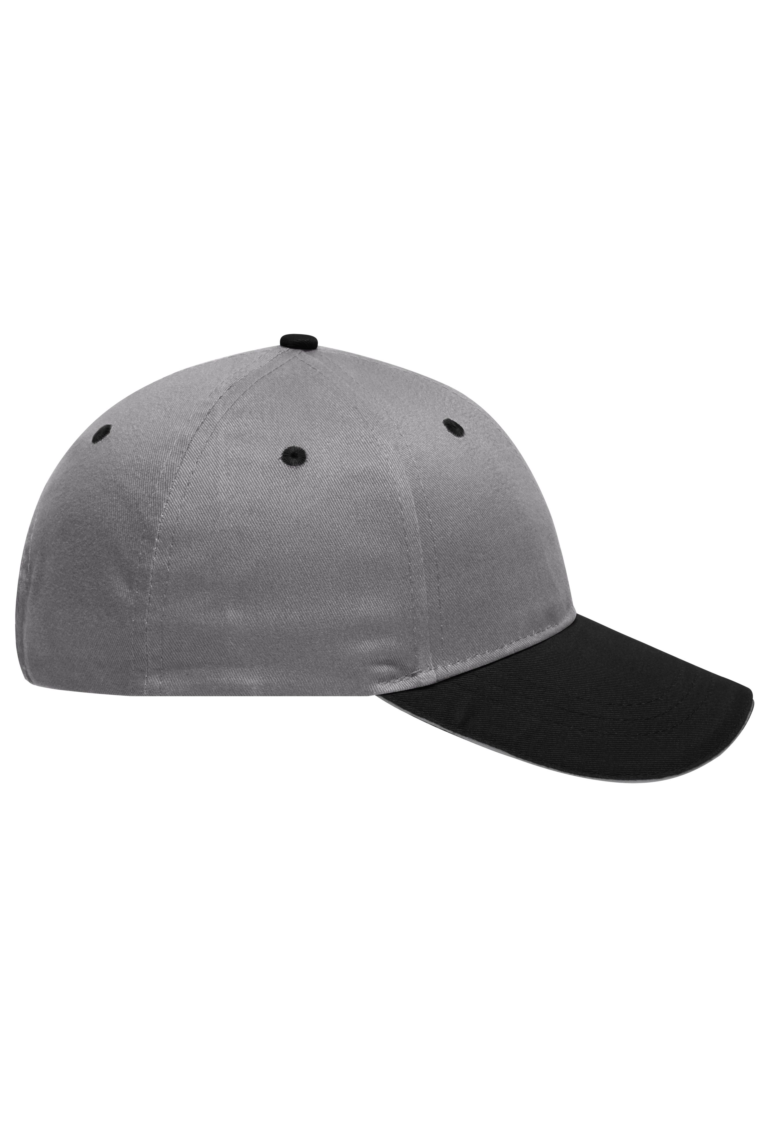 6 Panel Brushed Sandwich Cap MB6212 6 Panel Sandwich Cap mit gebürsteter Oberfläche