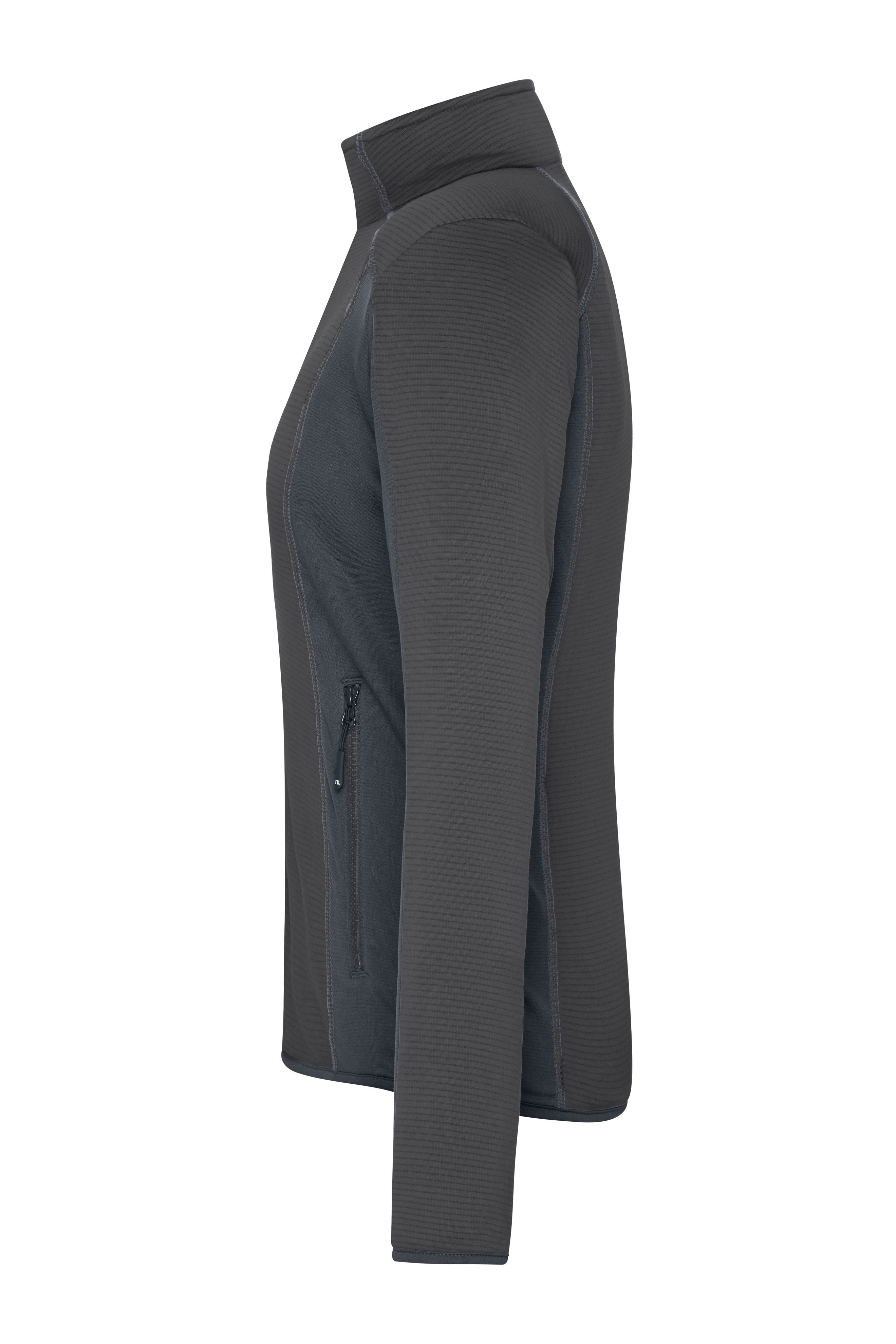 Ladies' Structure Fleece Jacket JN783 Stretchfleecejacke im sportlichen Look