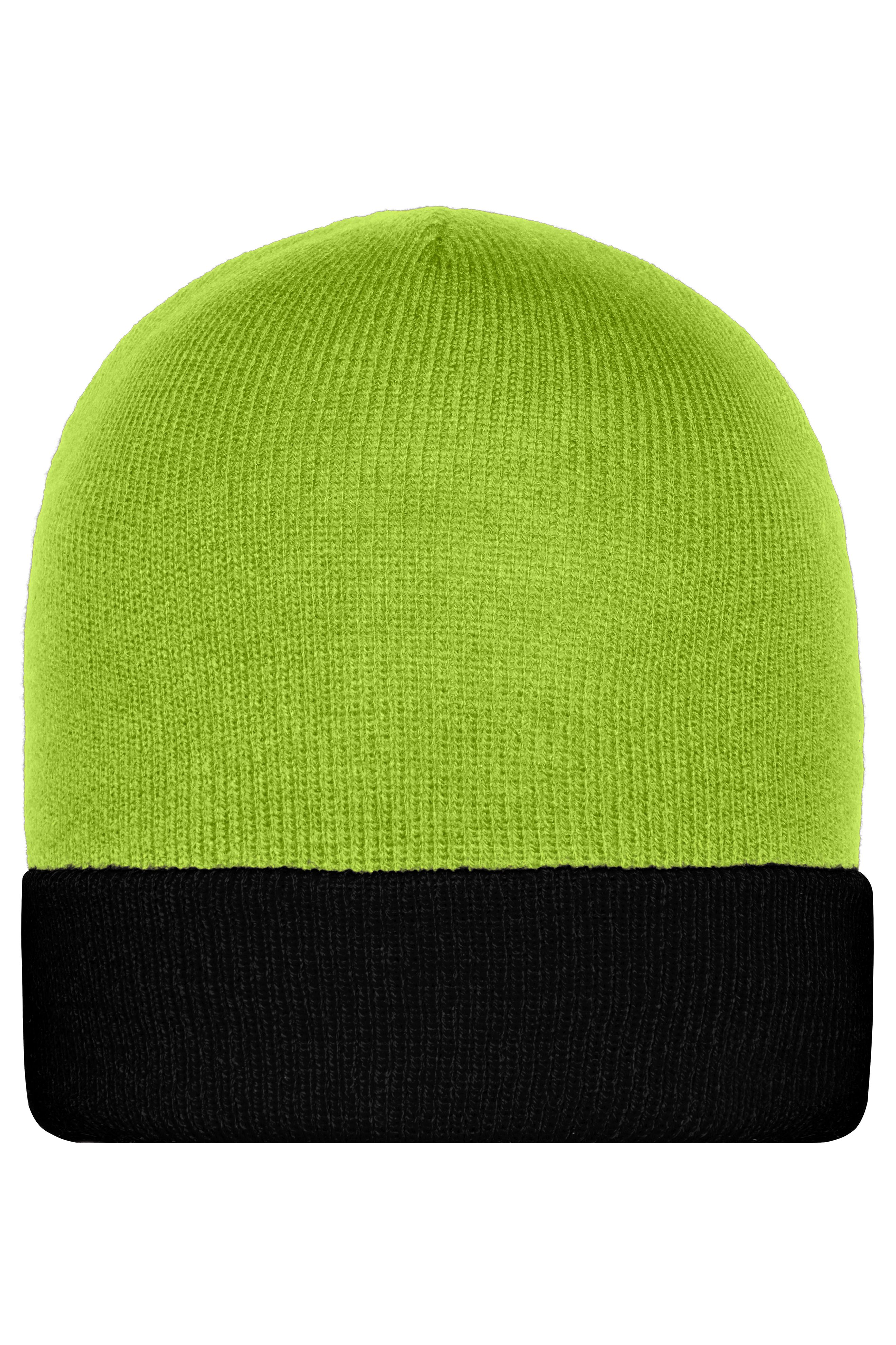 Knitted Cap MB7550 Klassische Strickmütze mit Umschlag