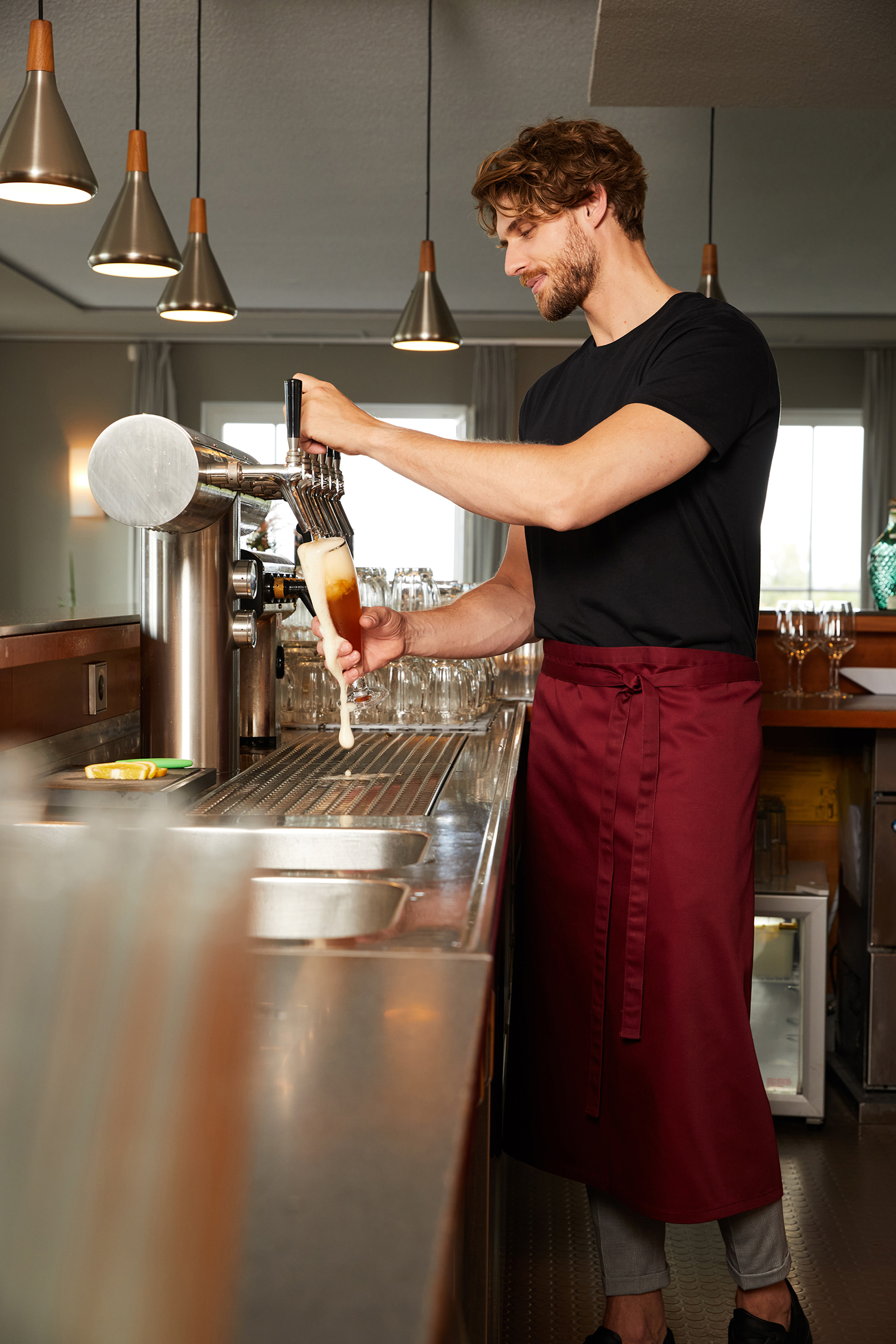 Apron Long JN1881 Lange Bistroschürze