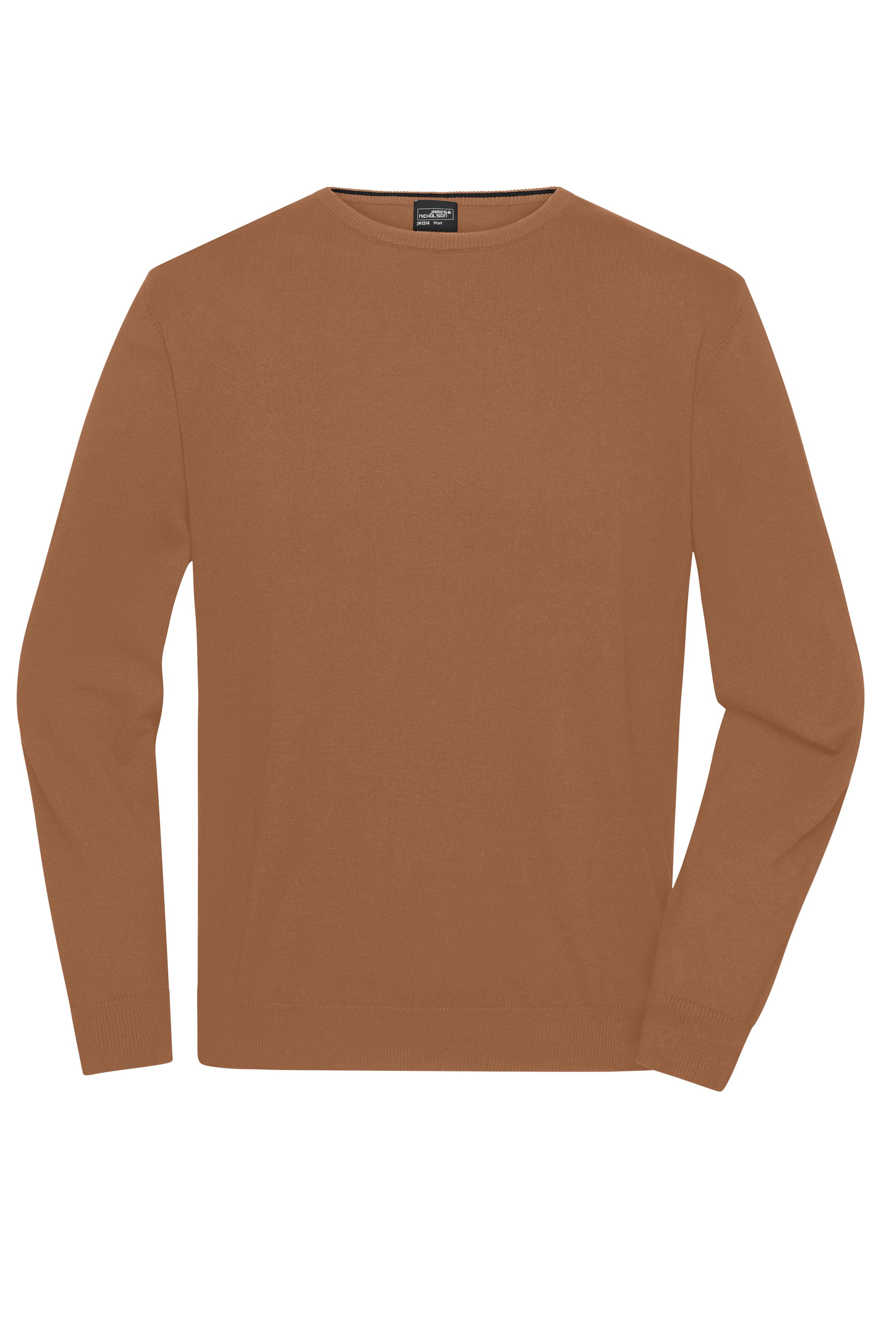 Men's Round-Neck Pullover JN1314 Klassischer Baumwoll-Pullover