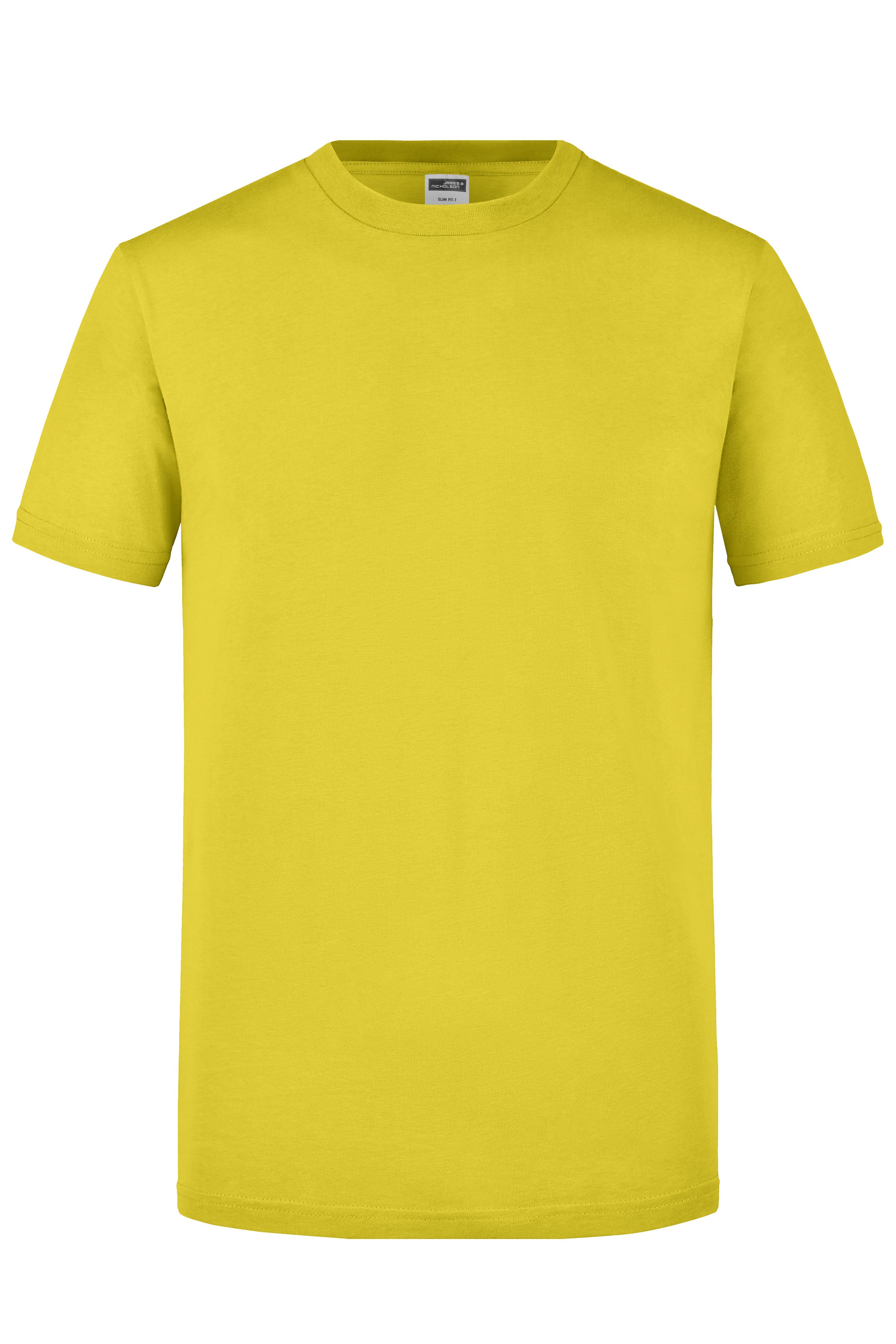 Men's Slim Fit-T JN911 Figurbetontes Rundhals-T-Shirt