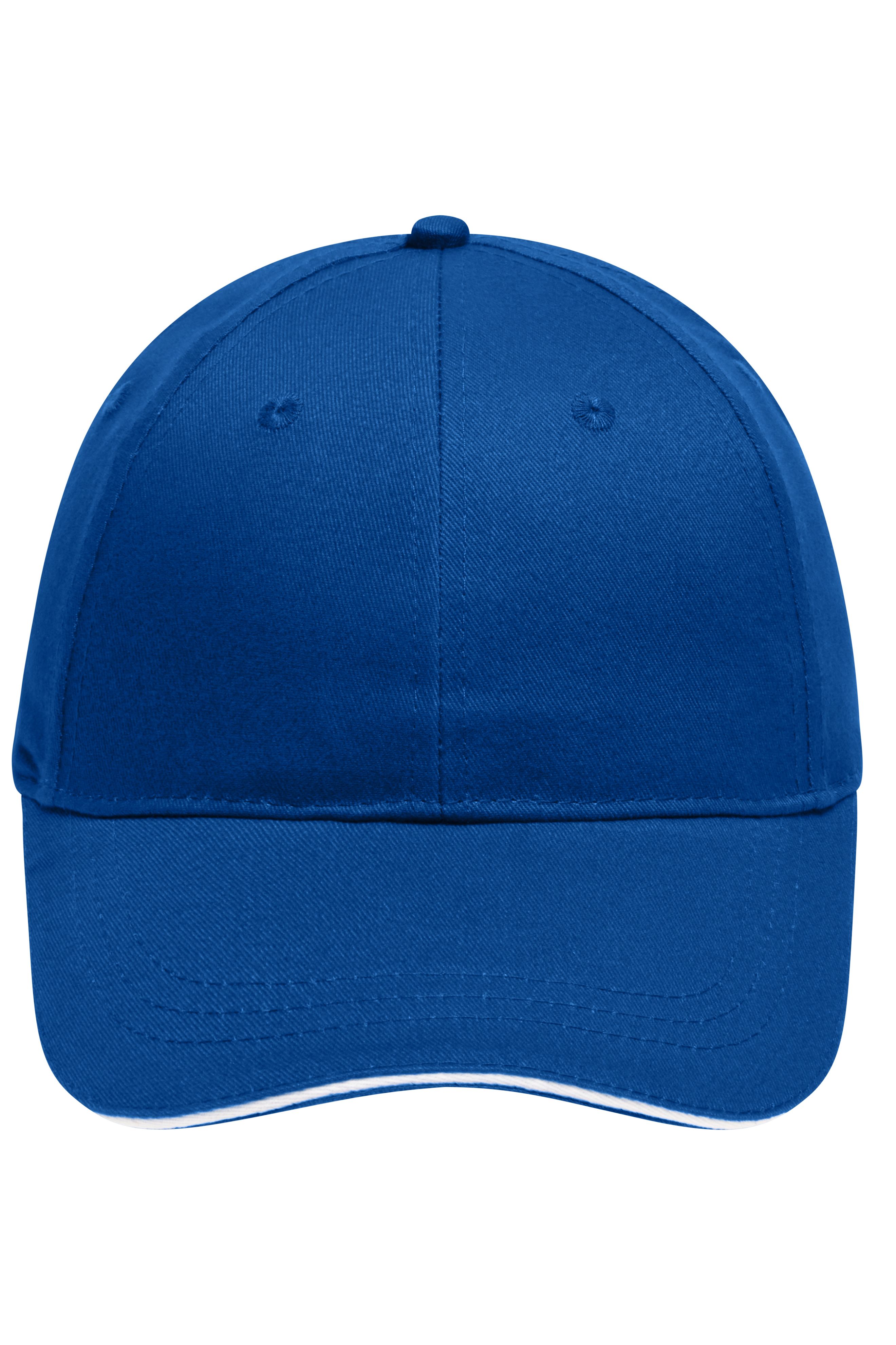 6 Panel Brushed Sandwich Cap MB6212 6 Panel Sandwich Cap mit gebürsteter Oberfläche