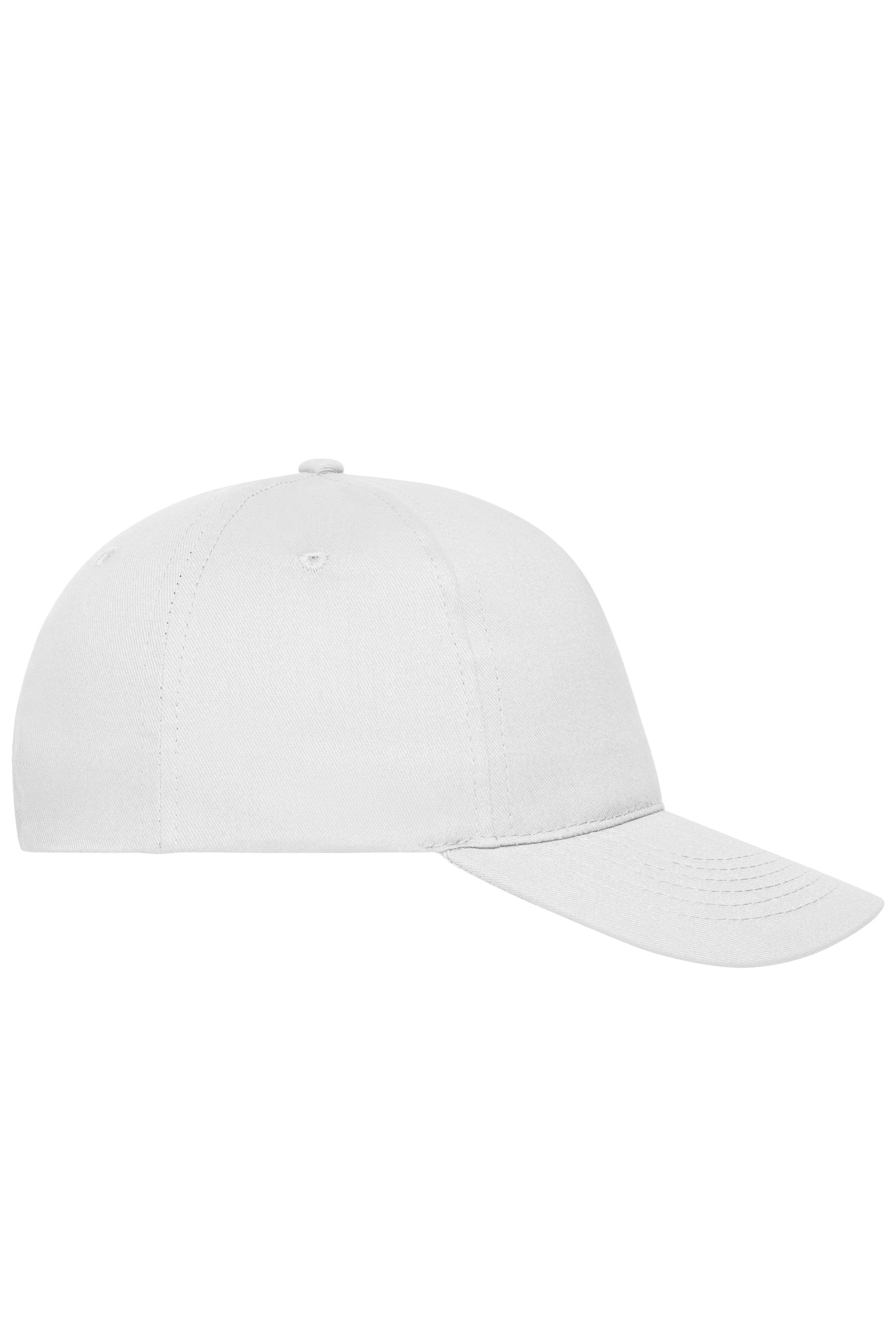 5 Panel Cap Bio Cotton MB6237 5 Panel Cap mit ungebürsteter Oberfläche