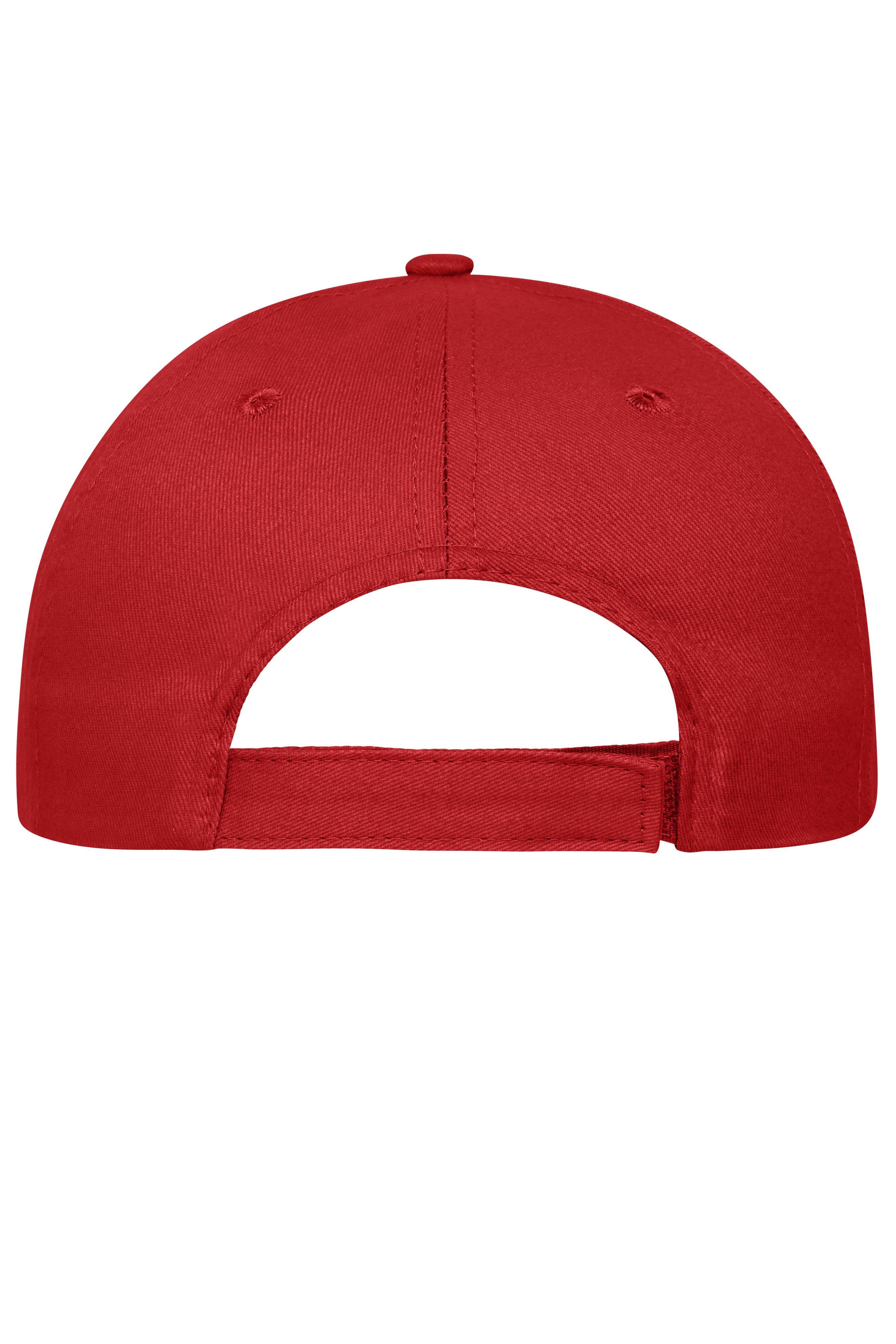 5 Panel Cap Bio Cotton MB6237 5 Panel Cap mit ungebürsteter Oberfläche