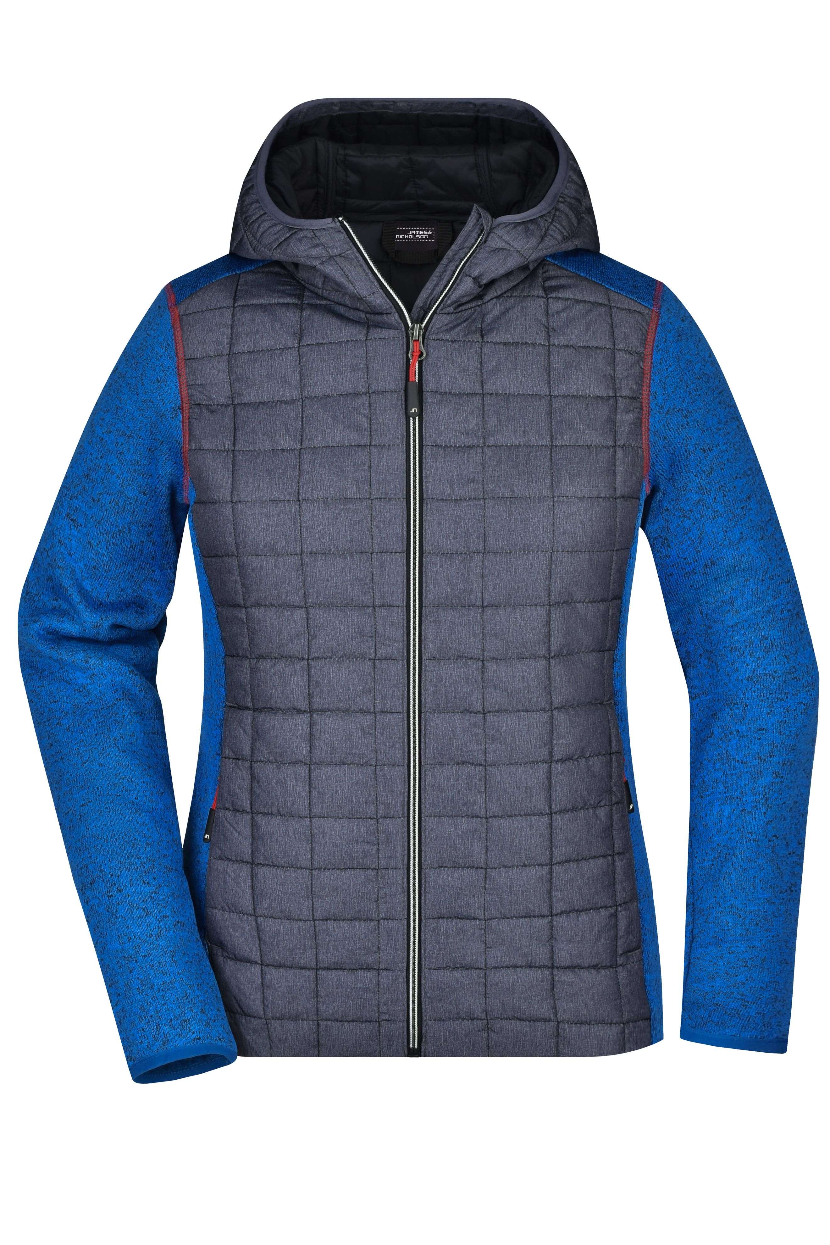 Ladies' Knitted Hybrid Jacket JN771 Strickfleecejacke im stylischen Materialmix Ladies' Knitted Hybrid Jacket JN771 Strickfleecejacke im stylischen Materialmix